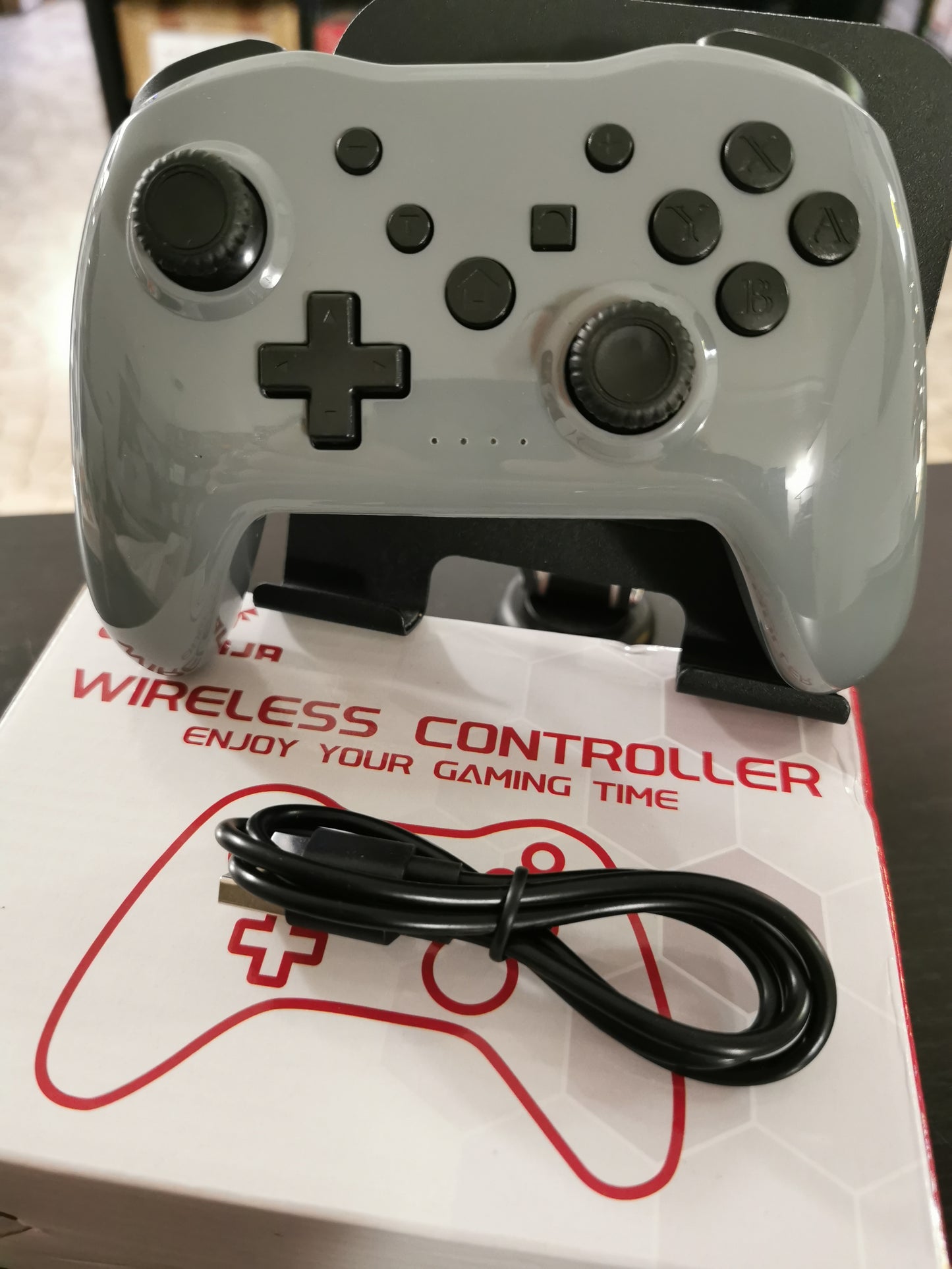 Controller Wireless PS3, PC, Switch - Grigio (Accessori) *Nuovo