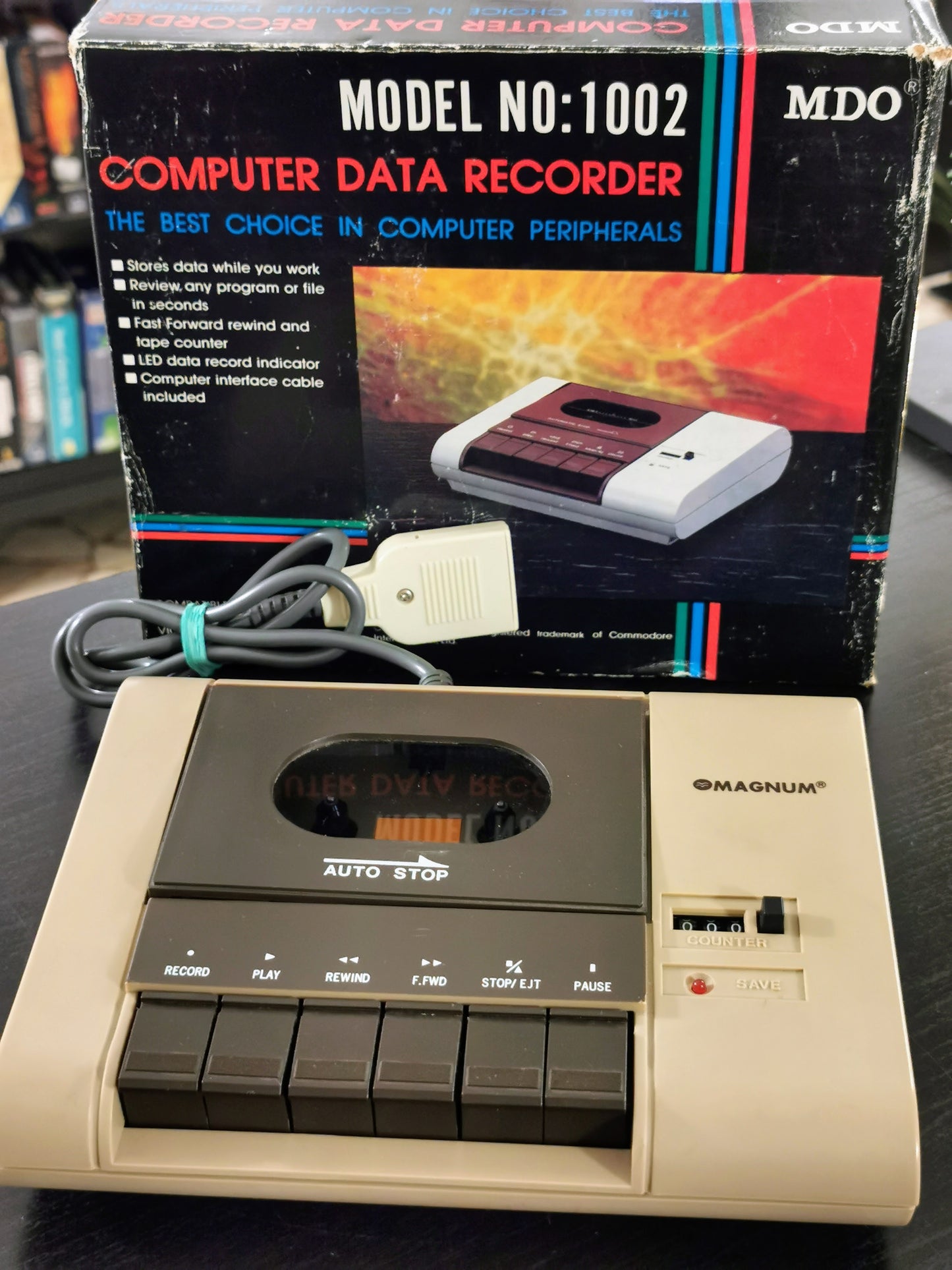 Magnum MDO Model No. 1002 – Data Recorder Commodore VIC-20 / C64 (Accessori)