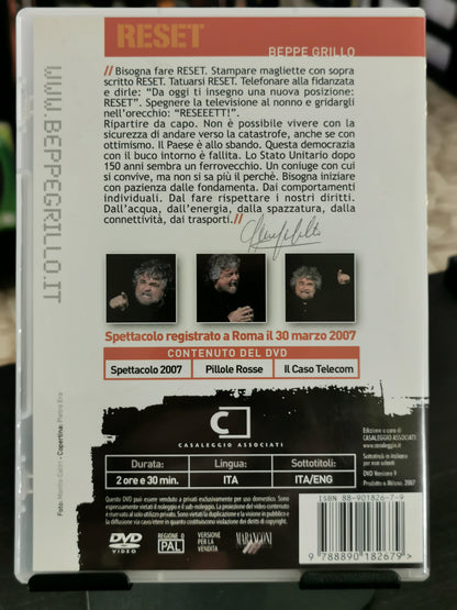 Beppe Grillo – Reset (DVD)