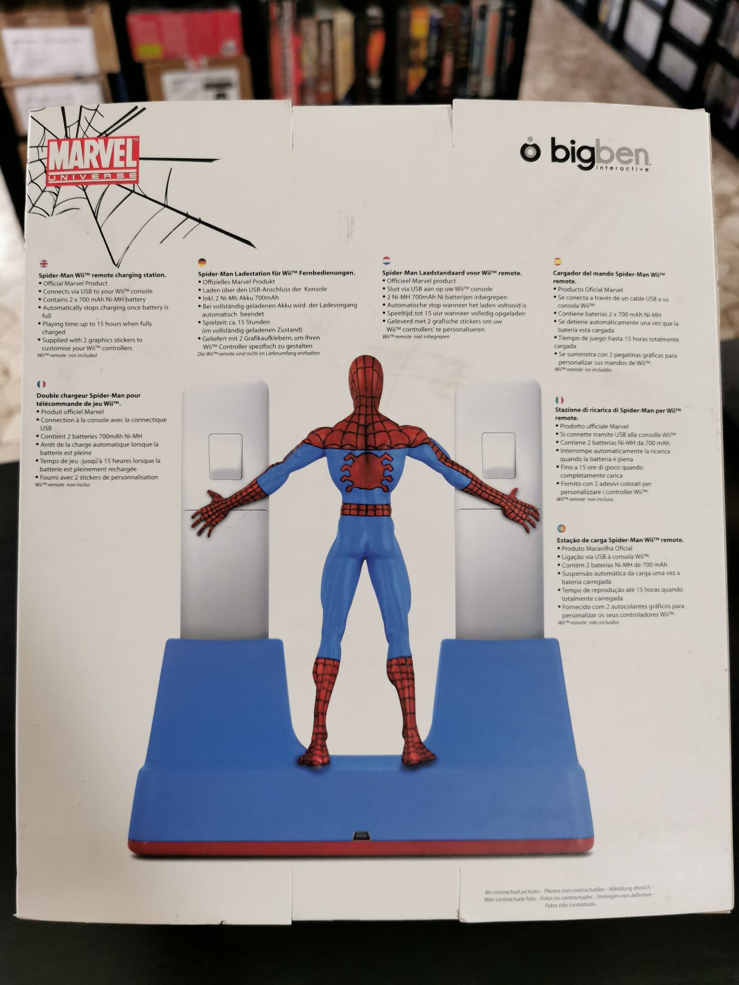 Spider-Man Charger per Nintendo Wii (Accessori)