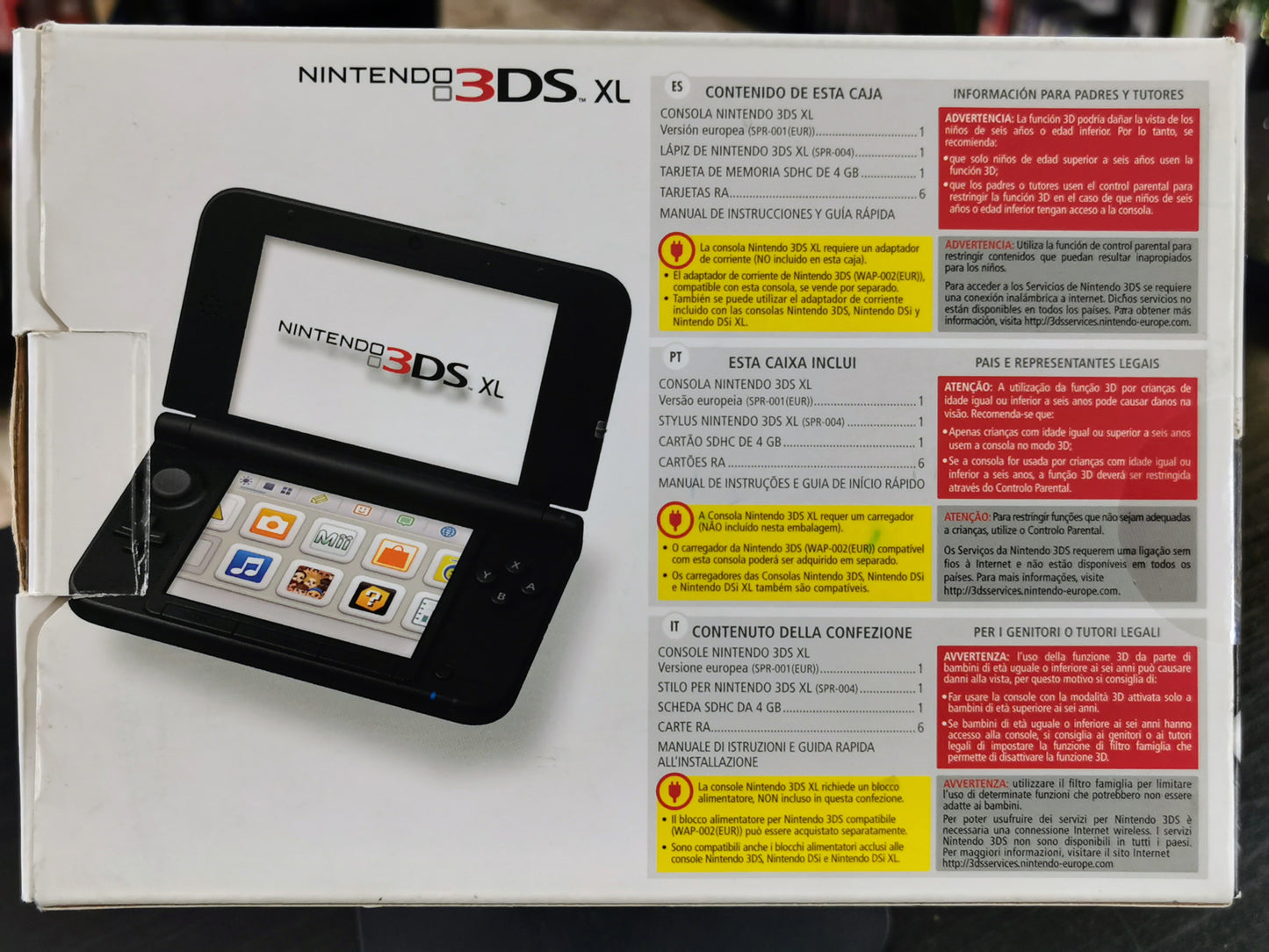 Nintendo 3DS XL Red+Black (Console)