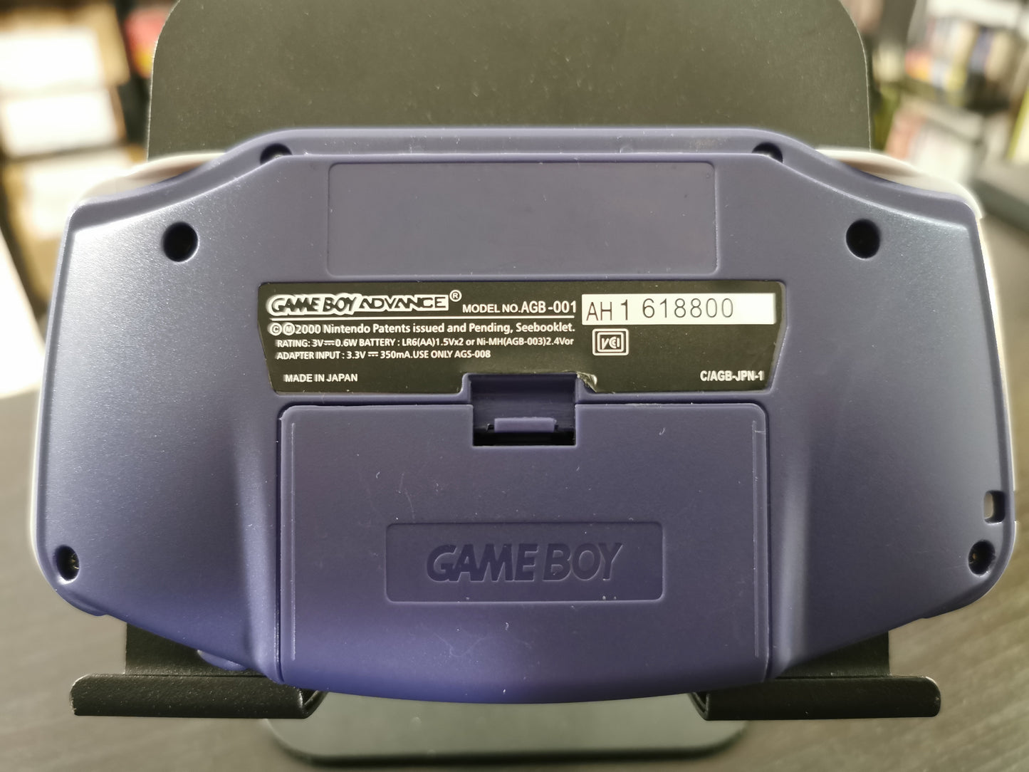 Nintendo Game Boy Advance AGB-001 – Indigo [mod schermo IPS] *Nuovo