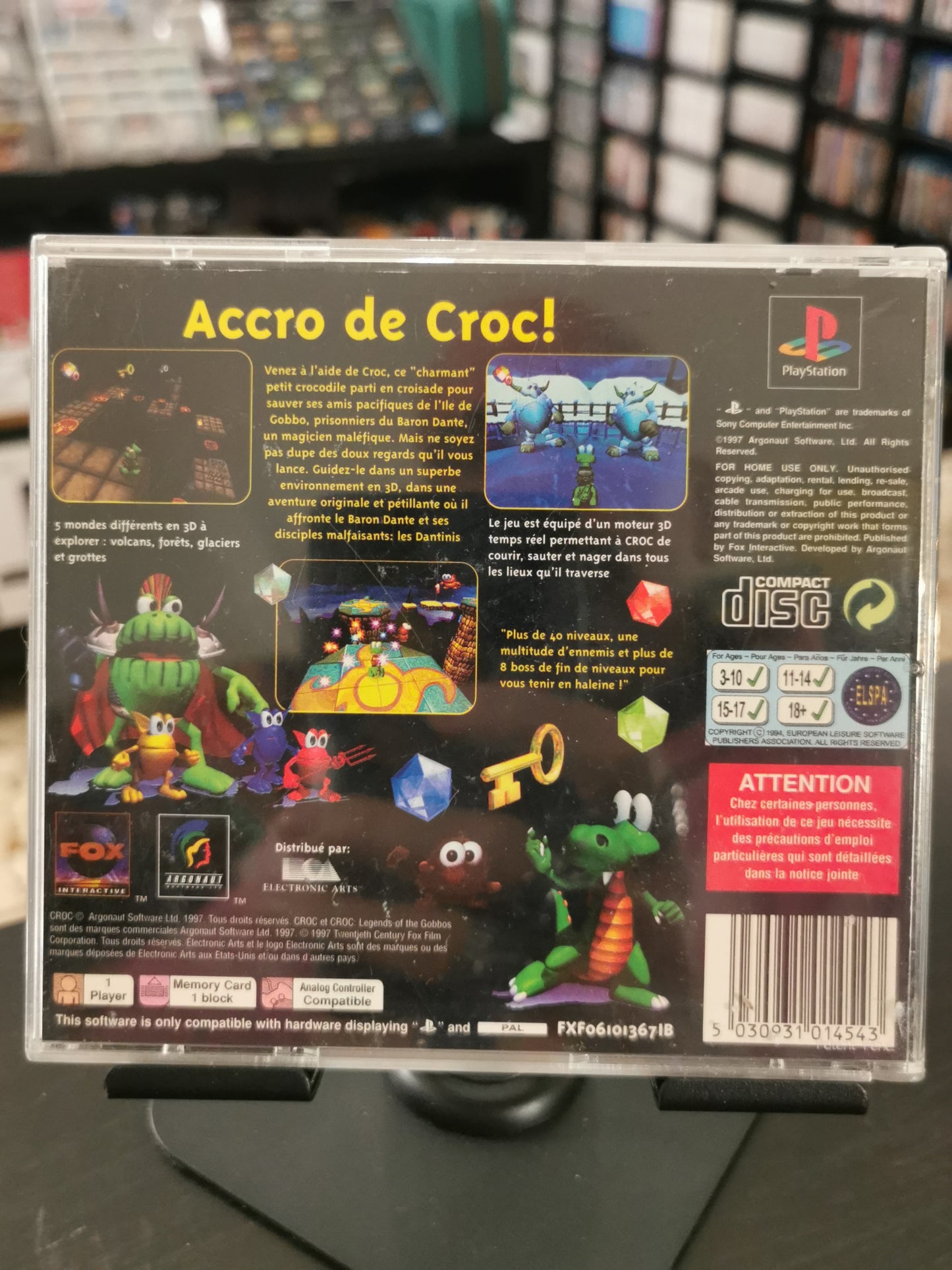 Croc: Legend of the Gobbos (PS1)
