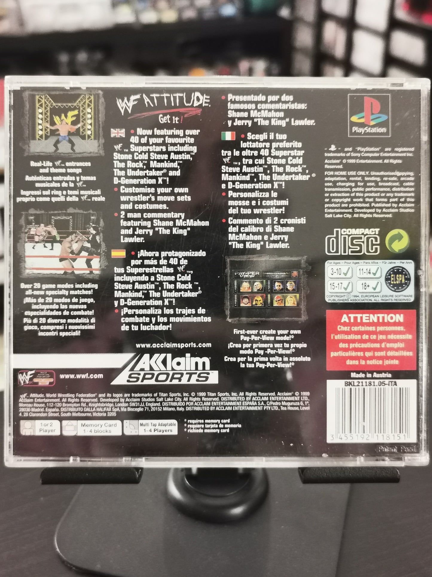 WWF Attitude (PS1)