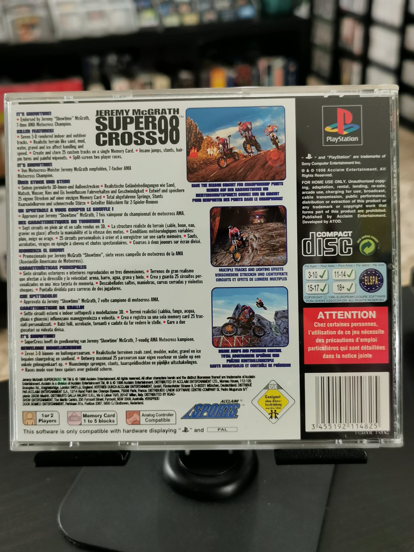Jeremy McGrath Supercross 98 (PS1)