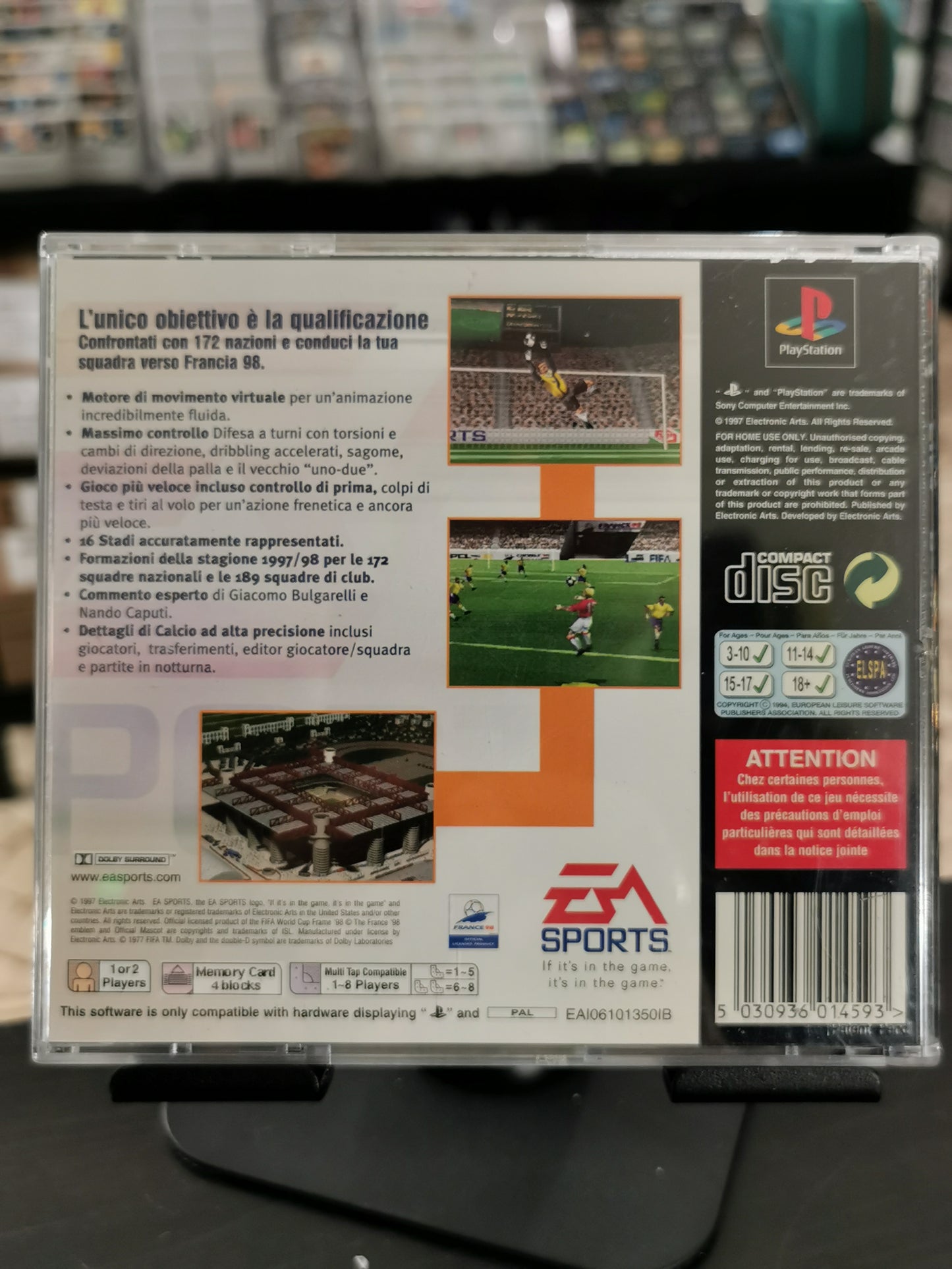FIFA: Road to World Cup 98 (PS1)