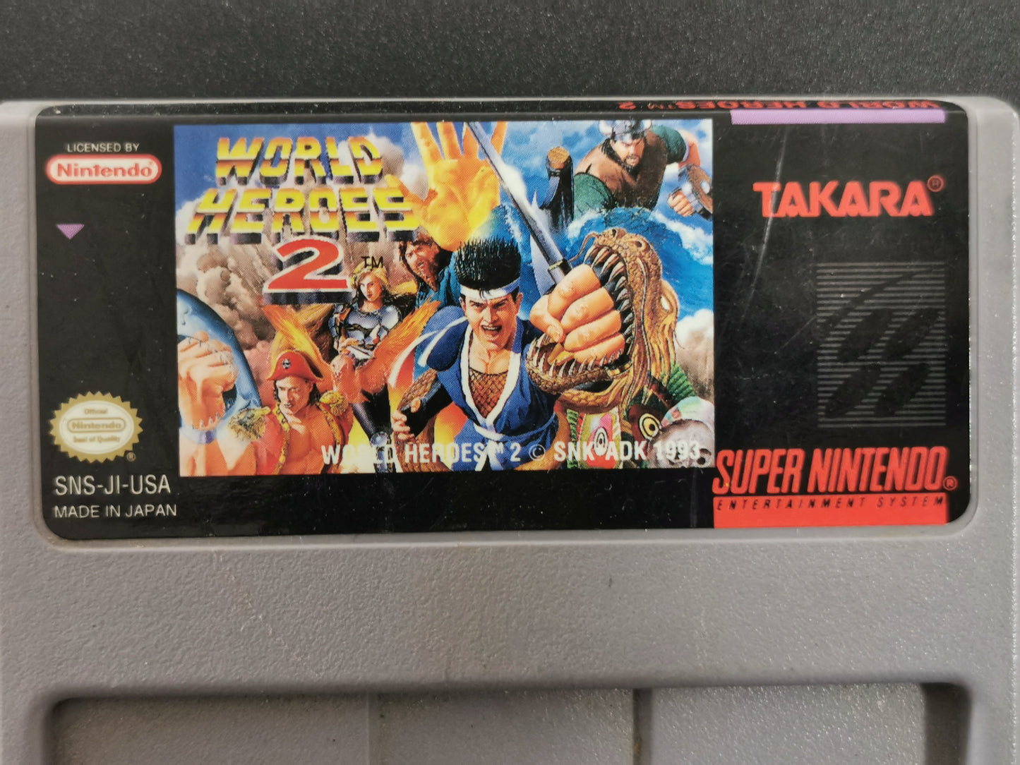 World Heroes 2 – USA (Super Nintendo) *loose