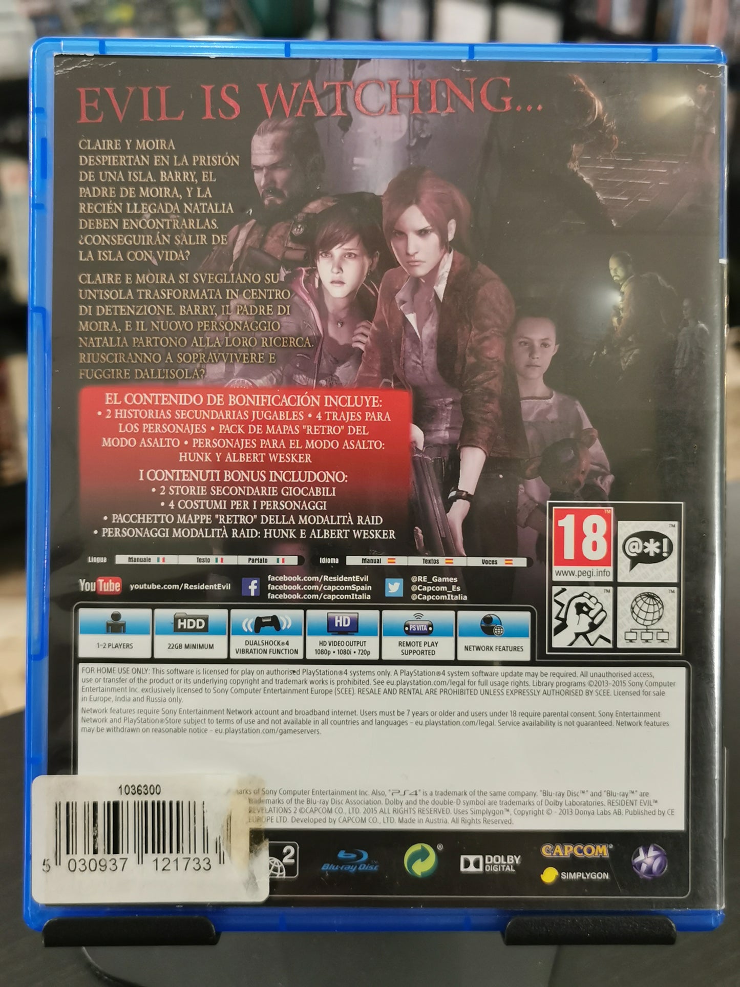 Resident Evil Revelations 2 (PS4)