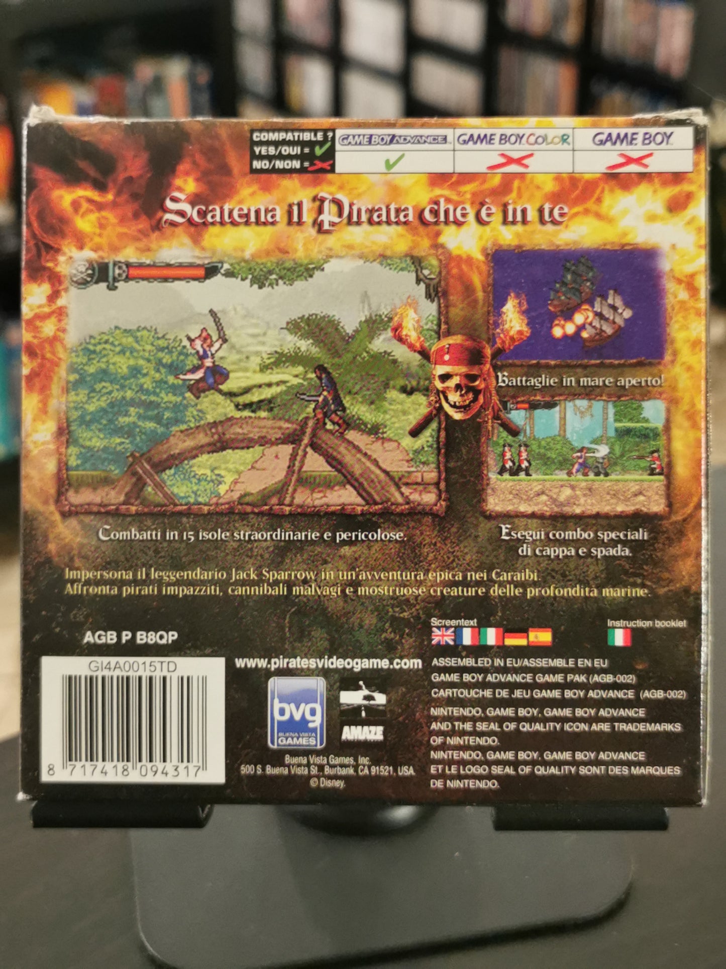 Pirati dei Caraibi: La Maledizione del Forziere Fantasma (GBA)