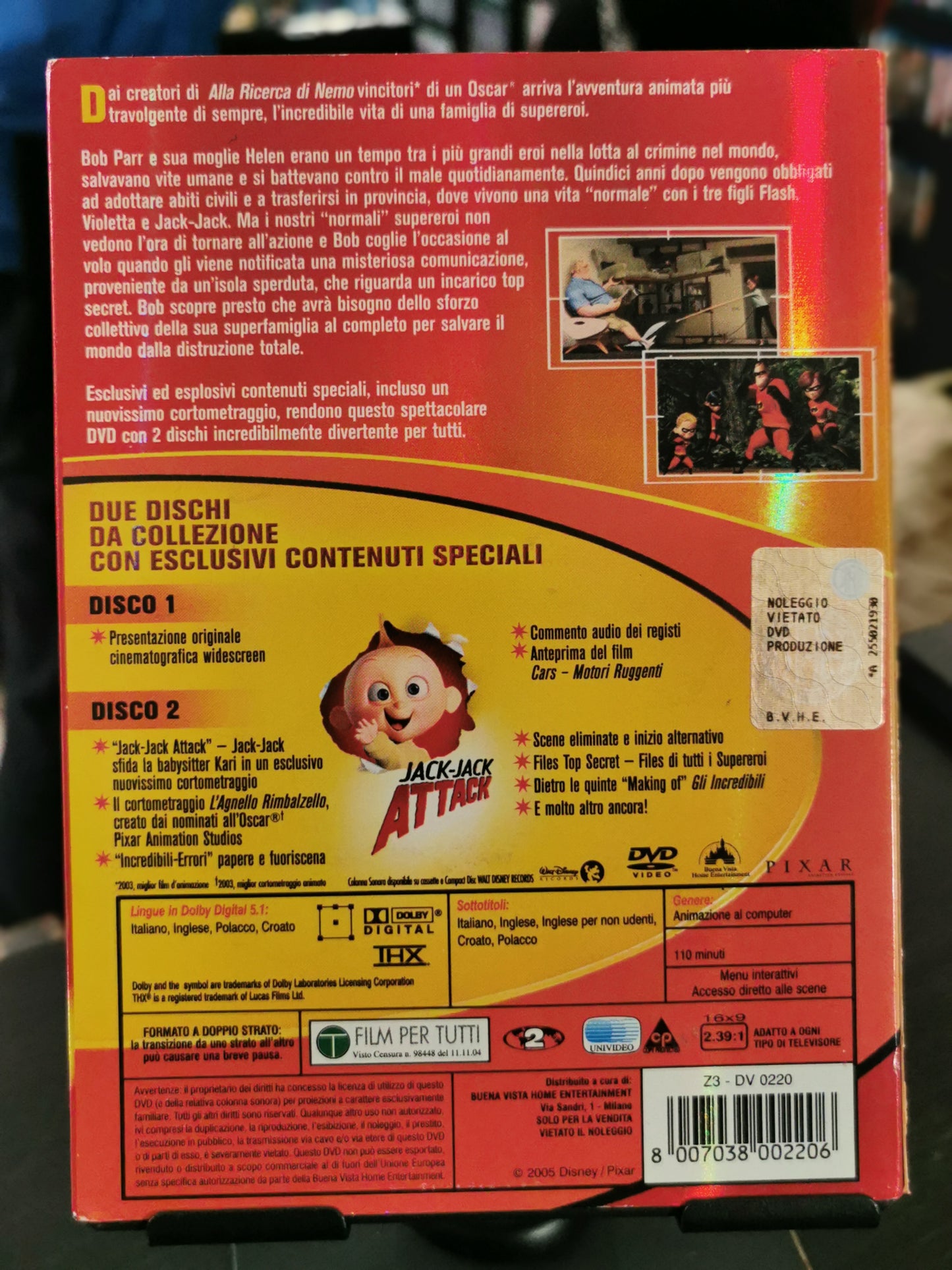 Gli Incredibili – 2 Dischi da Collezione (DVD)