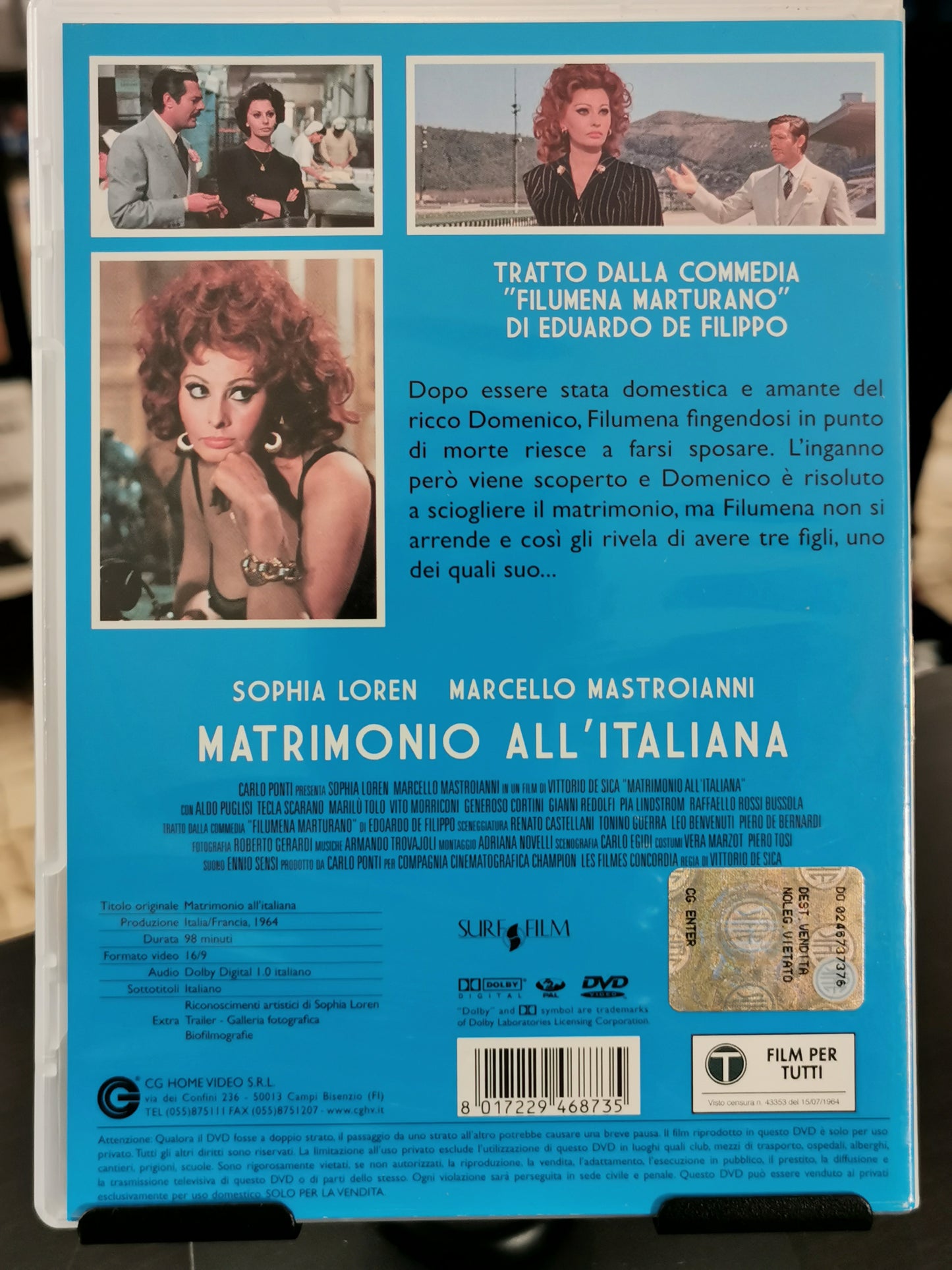 Matrimonio all’italiana (DVD)