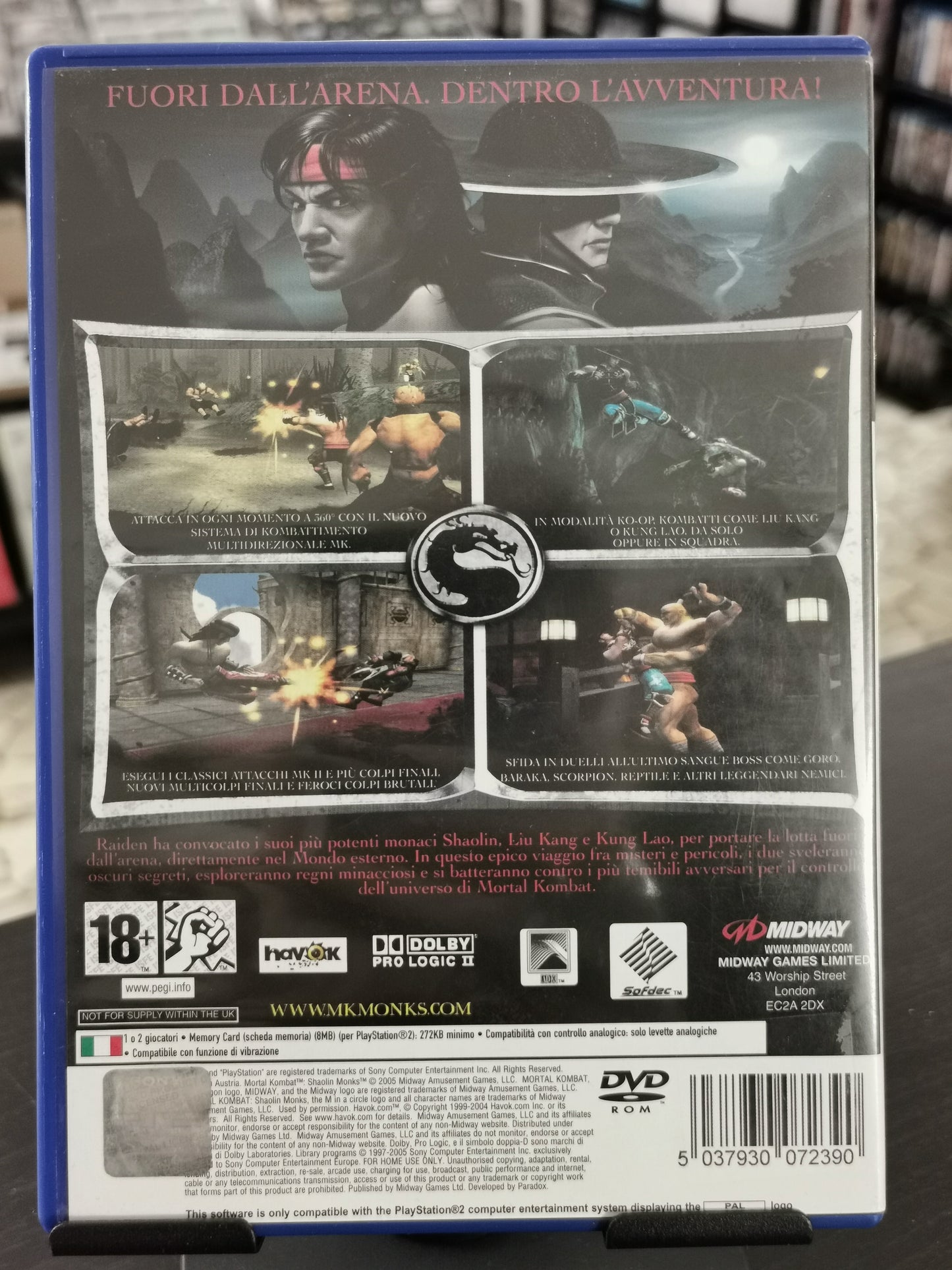 Mortal Kombat Shaolin Monks (PS2)