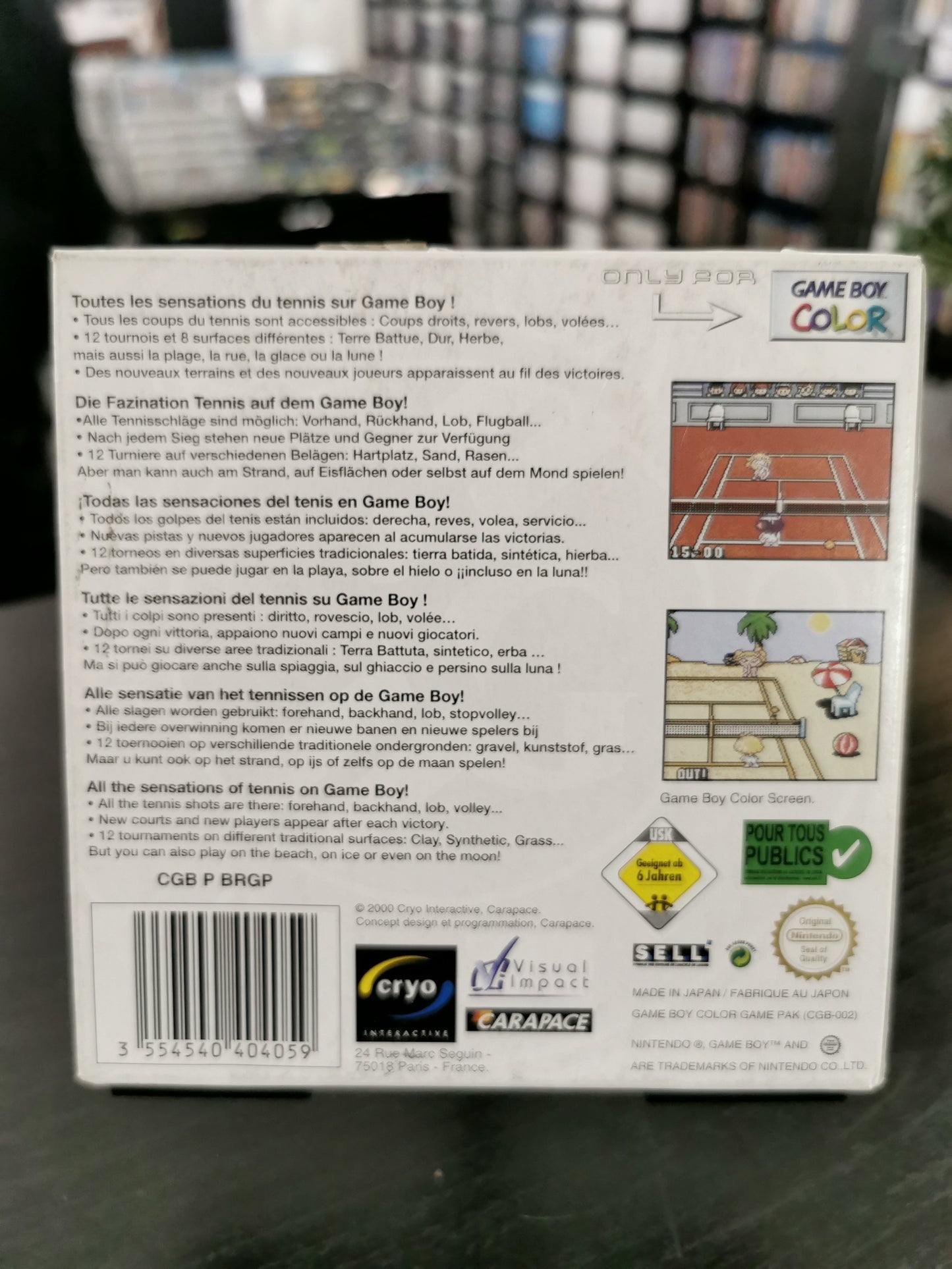 Roland Garros French Open (Game Boy Color)
