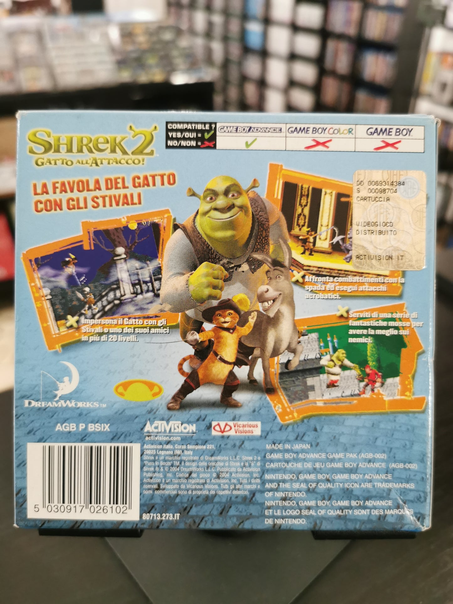 Shrek 2: Gatto all’Attacco! (Game Boy Advance)