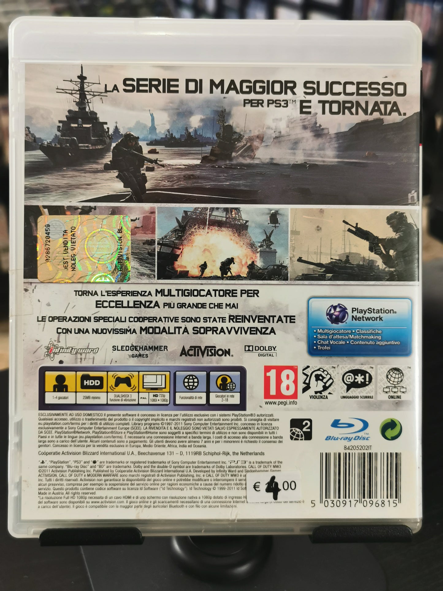 Call Of Duty: Modern Warfare 3 (PS3)