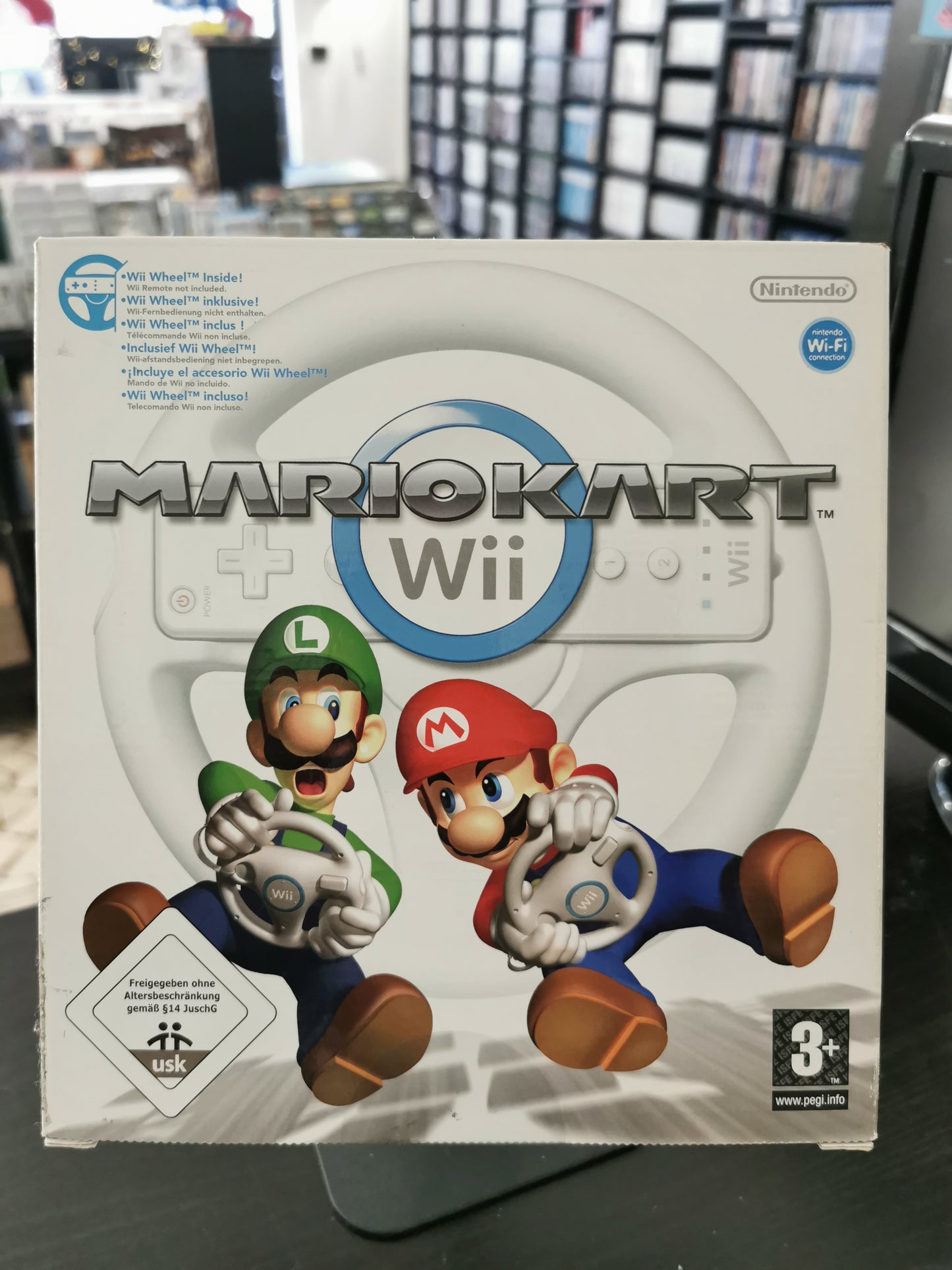 Mario Kart Wii – Bundle con Wii Wheel (Wii)