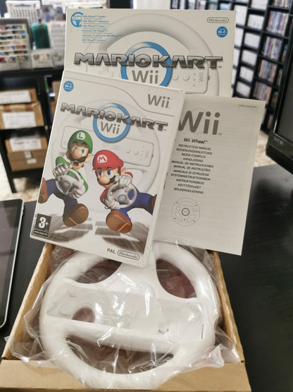 Mario Kart Wii – Bundle con Wii Wheel (Wii)