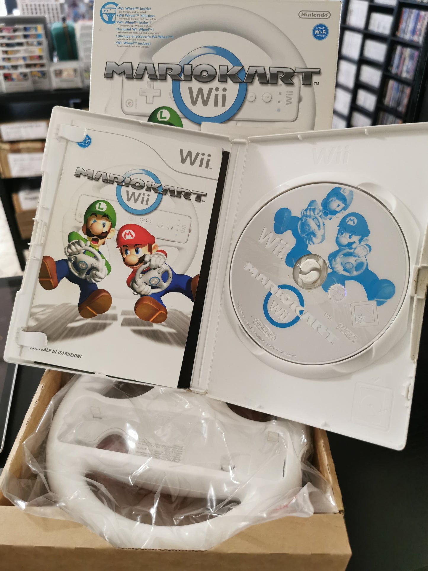 Mario Kart Wii – Bundle con Wii Wheel (Wii)