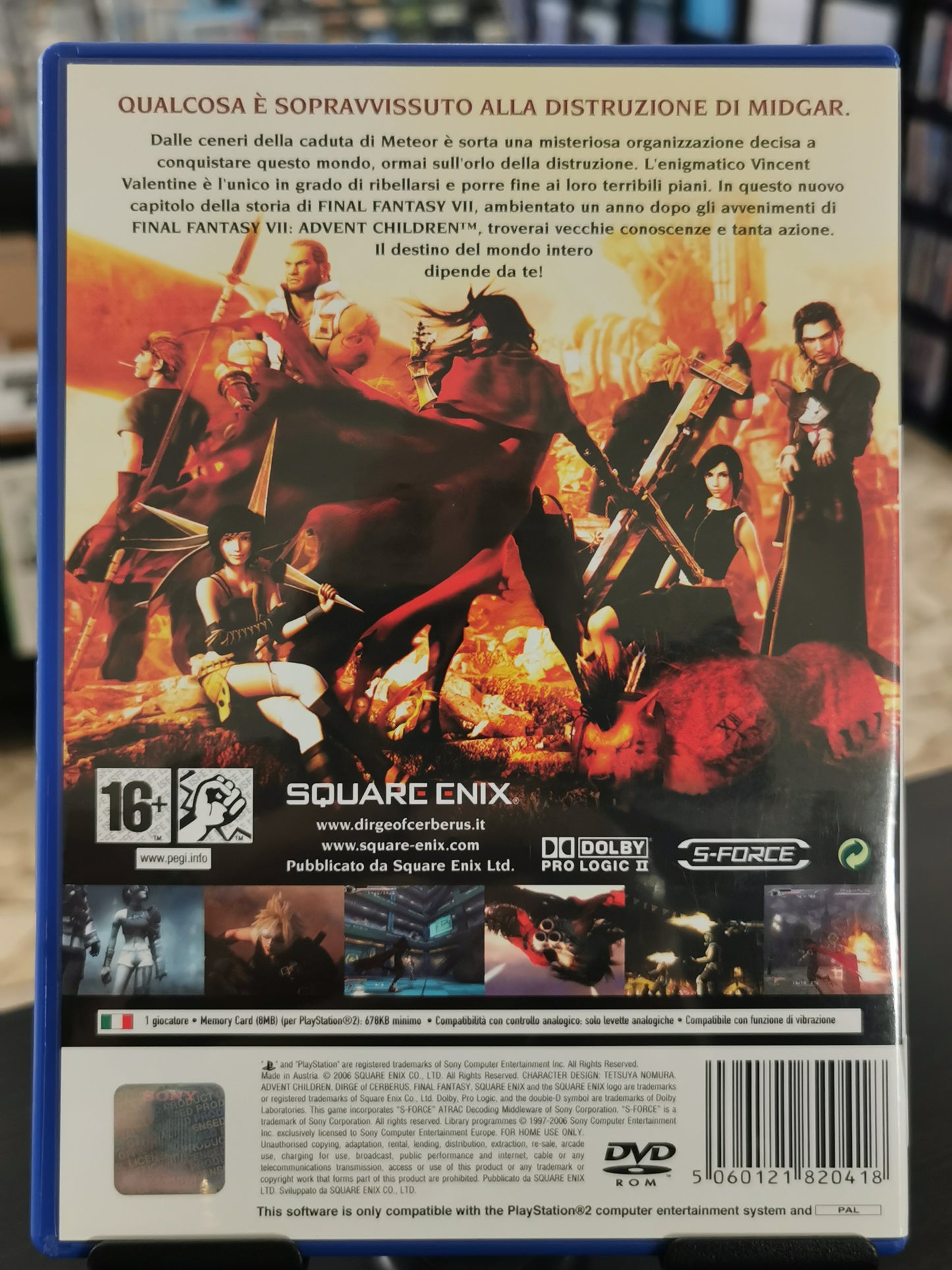 Final Fantasy VII: Dirge Of Cerberus (PS2)