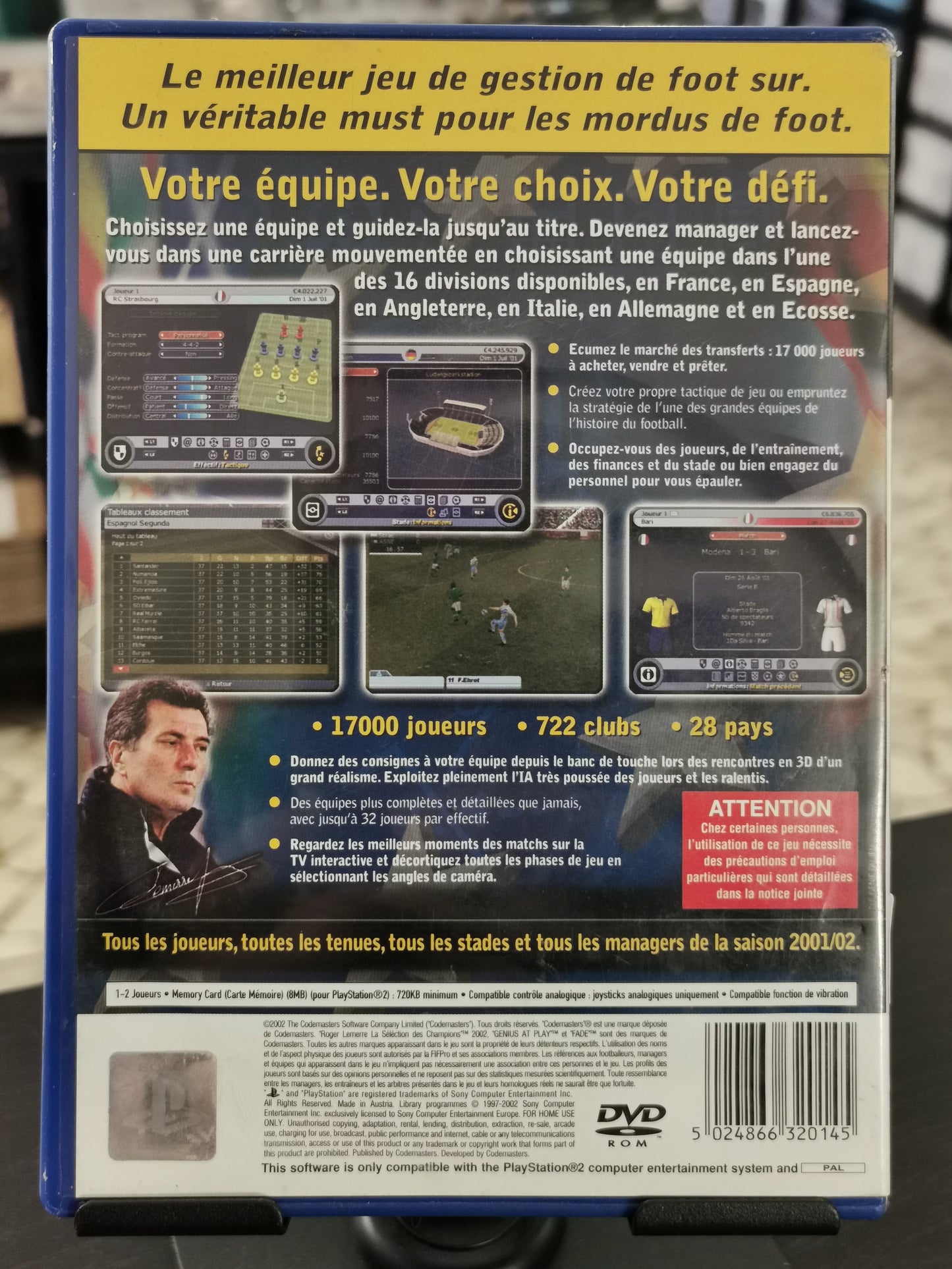 Roger Lemerre: La Sélection des Champions 2002 (PS2)