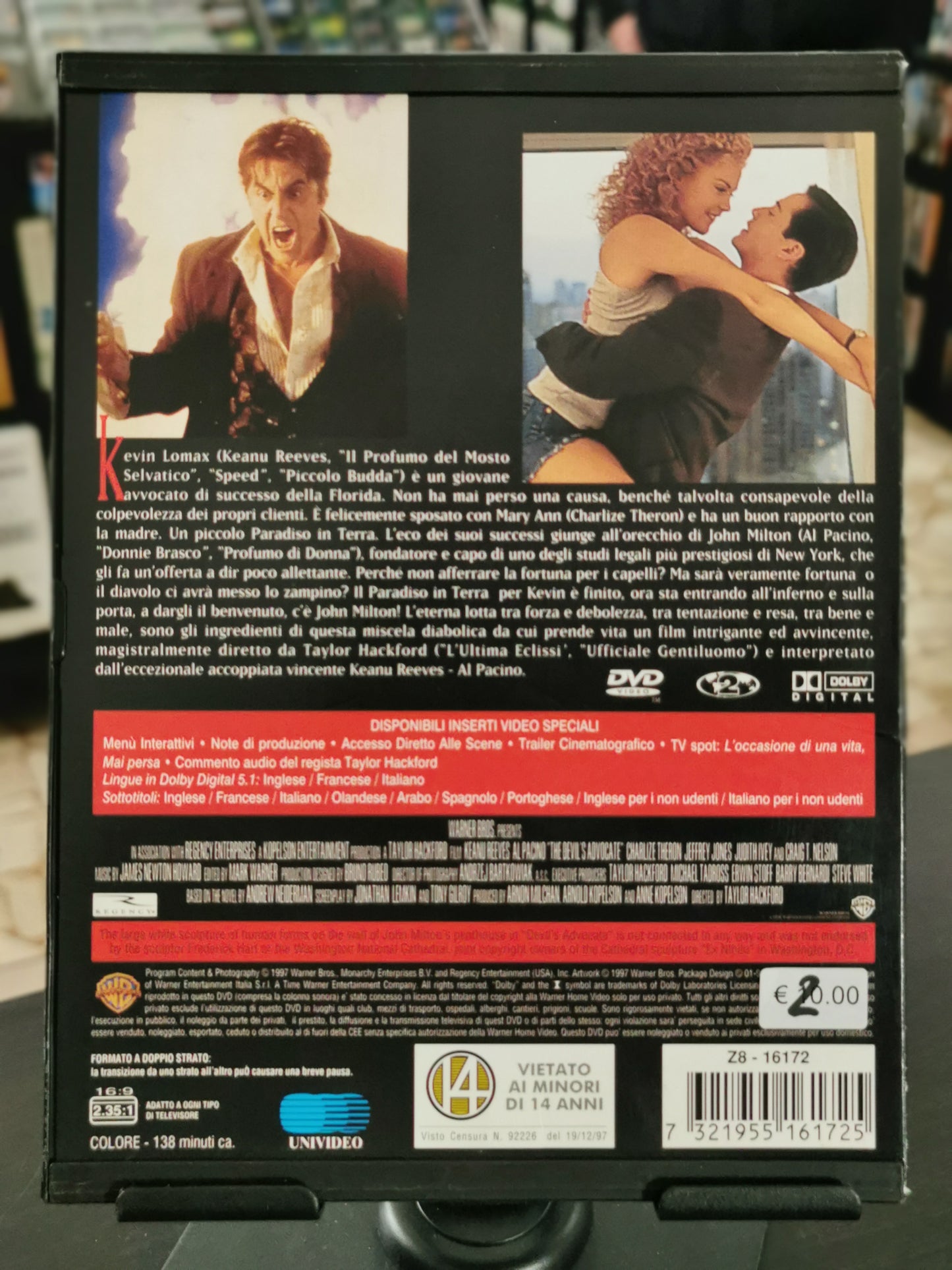 L’Avvocato del Diavolo (DVD)
