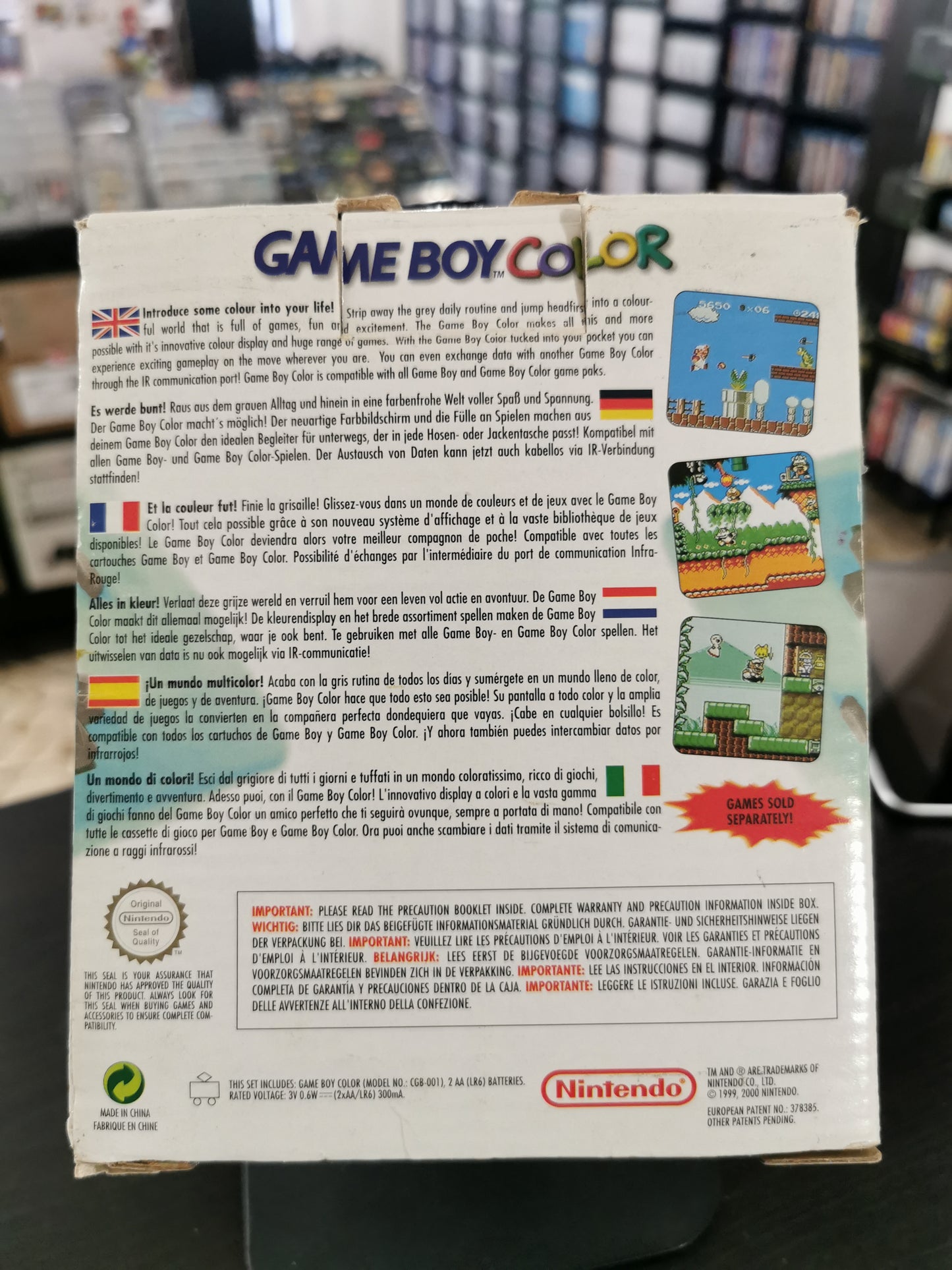 Game Boy Color - versione turchese (Console)