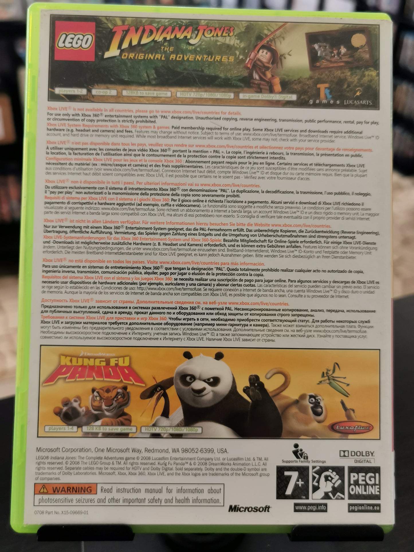 LEGO Indiana Jones: Le Avventure Originali + Kung Fu Panda (Xbox 360)