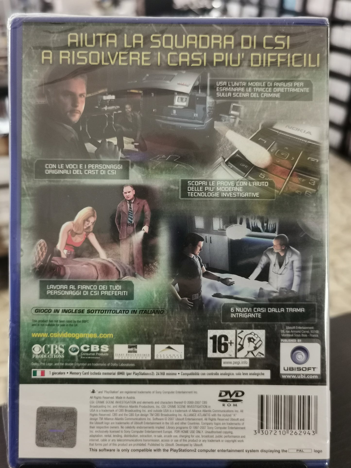 CSI: Crime Scene Investigation – Omicidio in 3 Dimensioni (PS2)