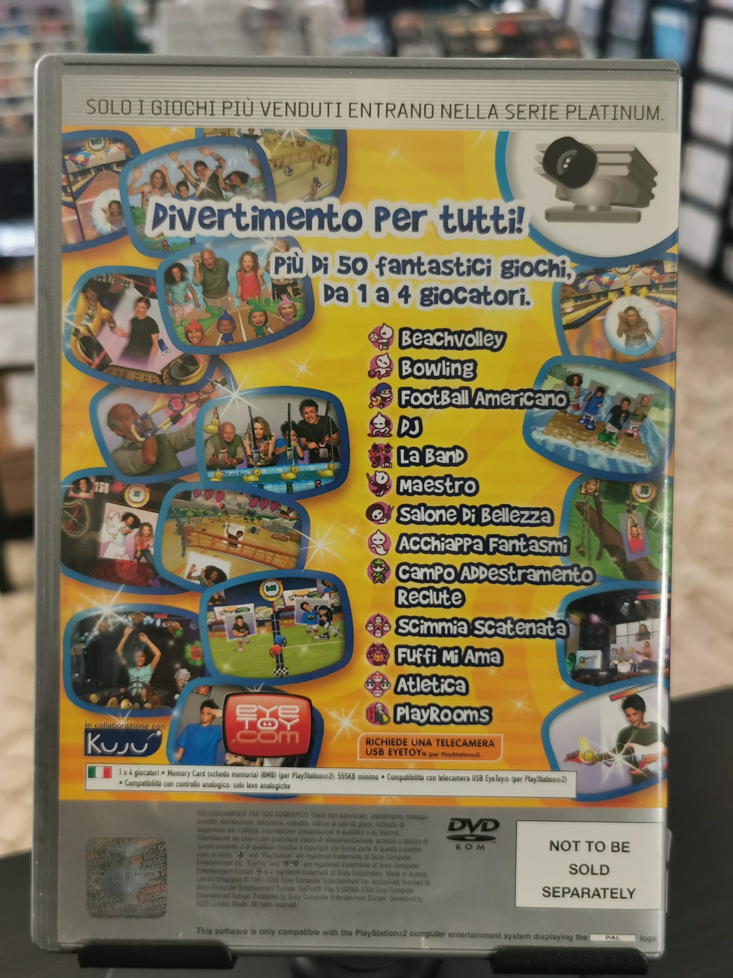 EyeToy: Play 3 (PS2) - Platinum