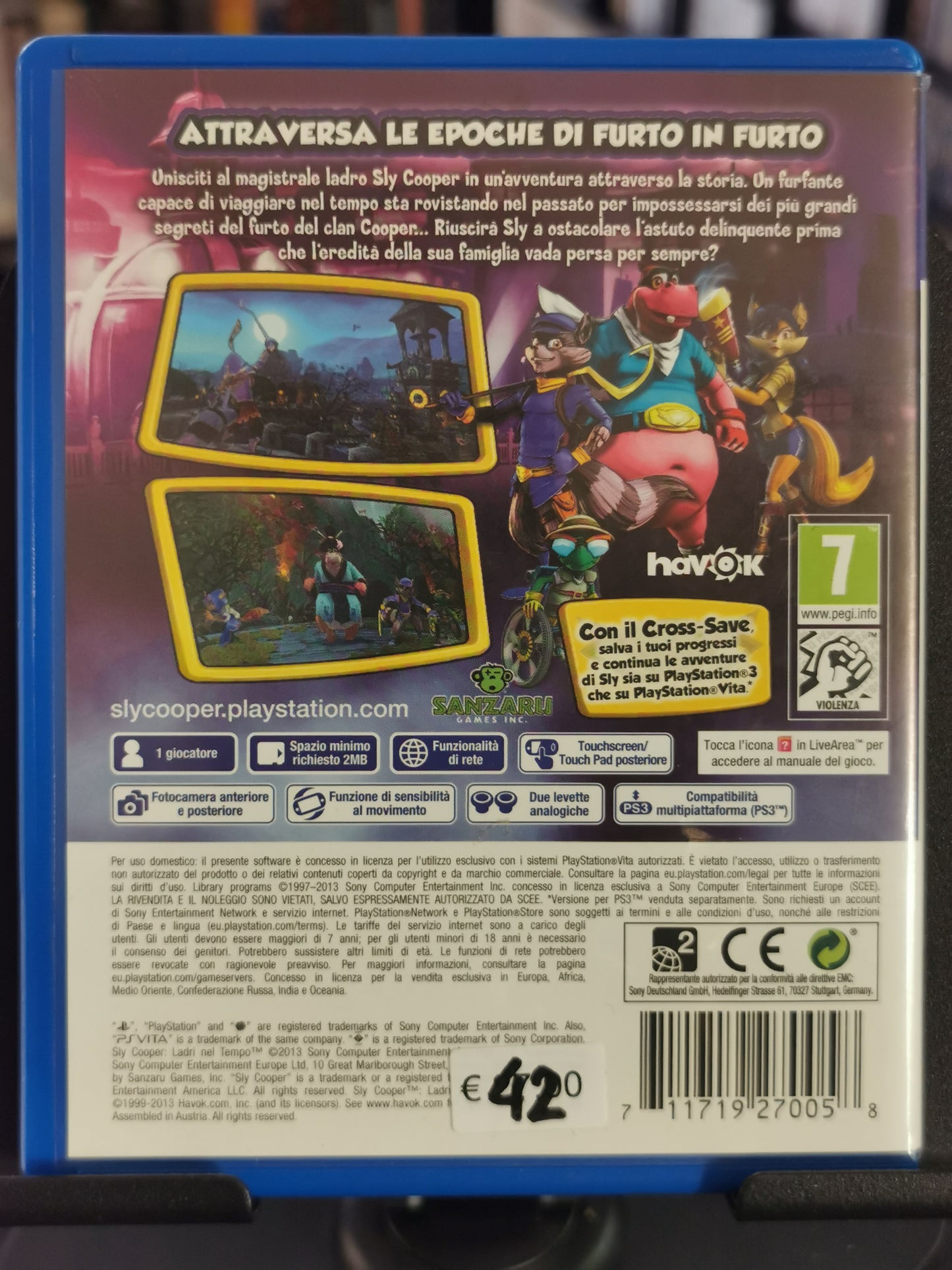 Sly Cooper: Ladri nel Tempo (PSVITA)