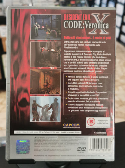 Resident Evil Code: Veronica X (PS2) – Platinum *No manuale