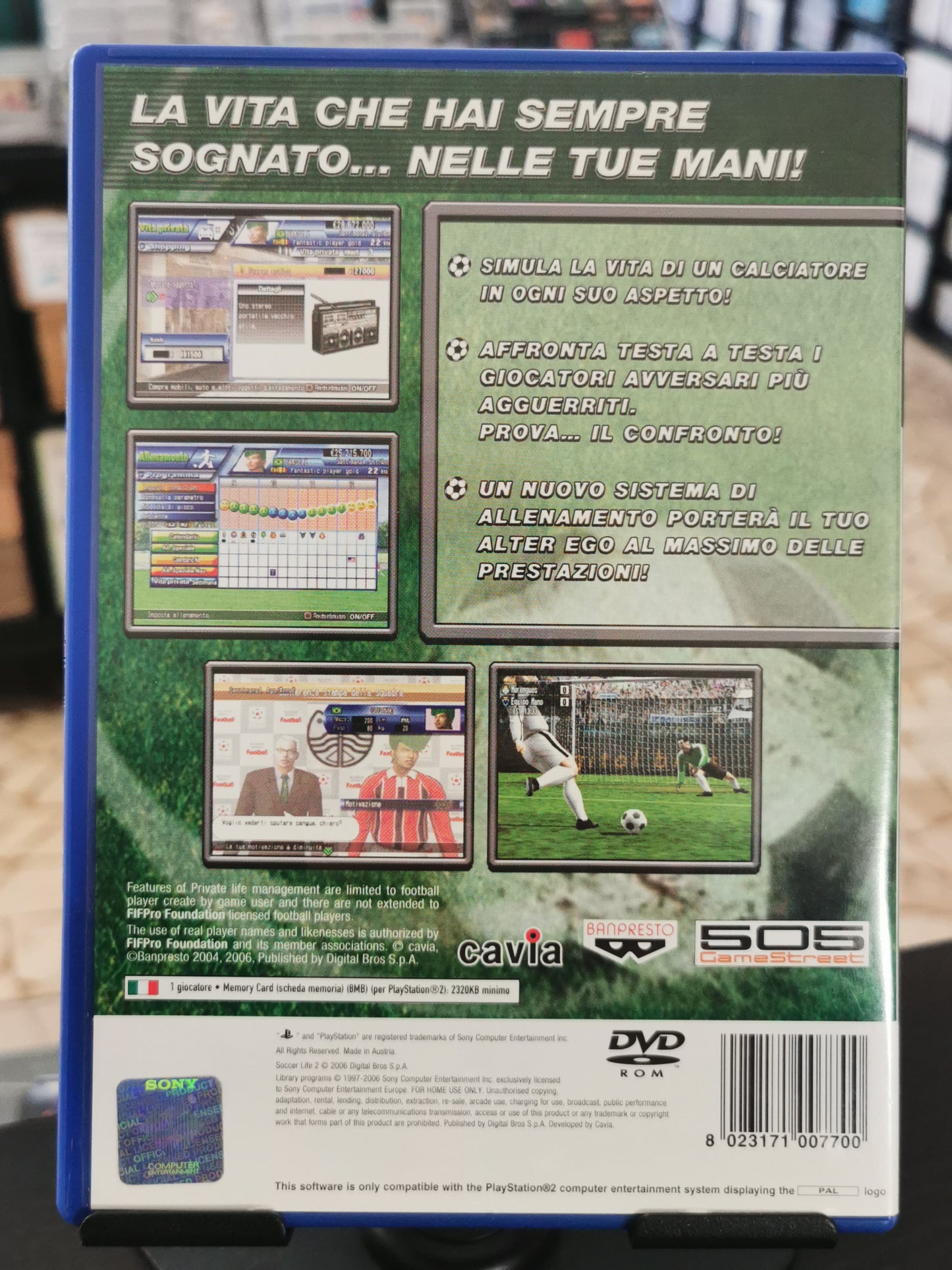 Soccer Life 2 (PS2) *No Manuale
