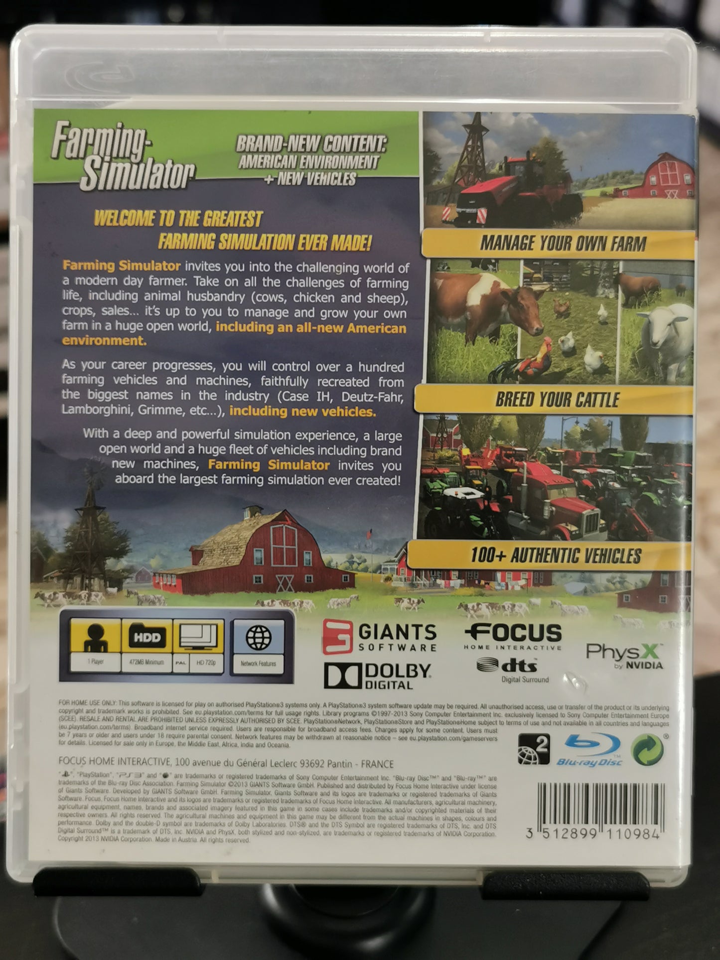Farming Simulator (PS3) *No manuale