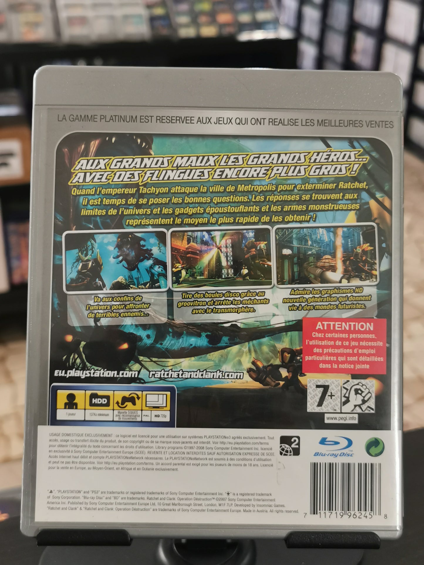 Ratchet & Clank: Operation Destruction (PS3) - Platinum *No manuale