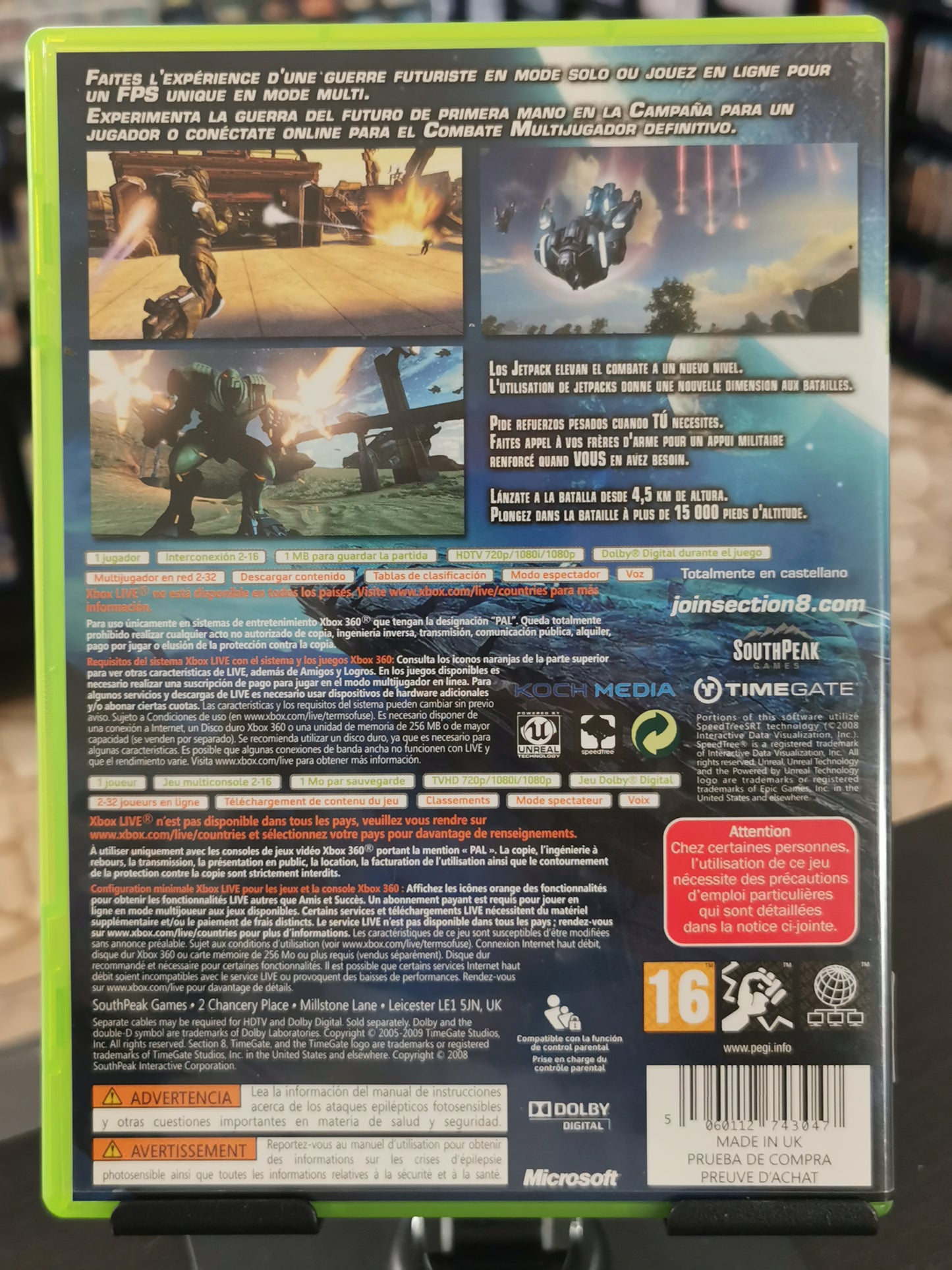 Section 8 (Xbox 360) - ING/SPA/FRA