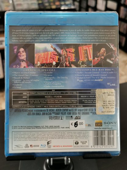 Michael Jackson’s This Is It (Blu-ray) *Nuovo