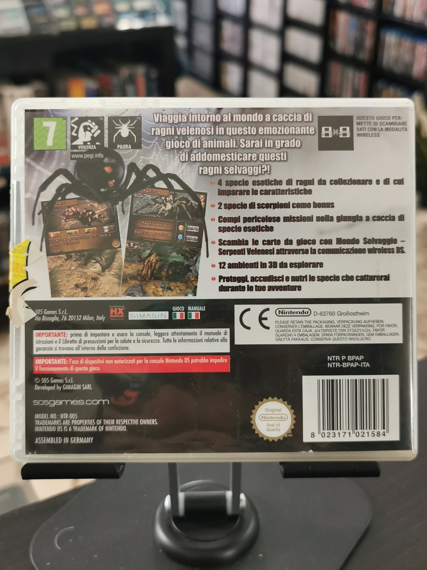 Mondo Selvaggio – Ragni Pericolosi (Nintendo DS)