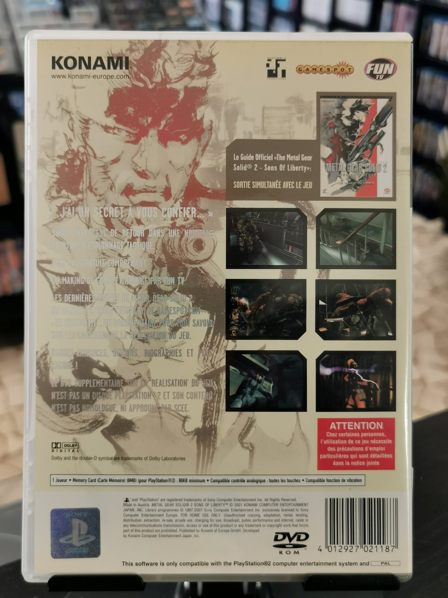 Metal Gear Solid 2: Sons of Liberty (PS2) - ENG