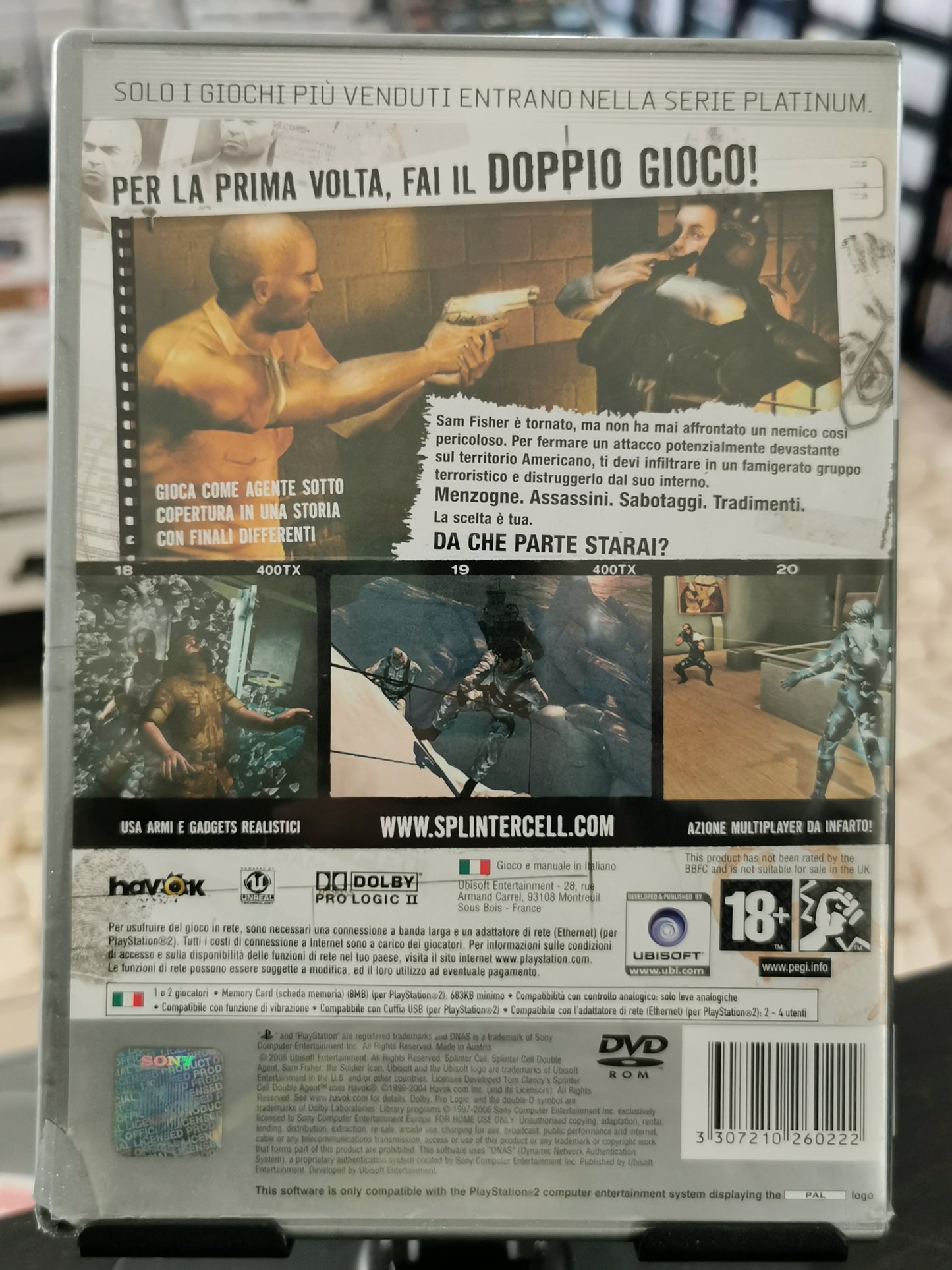 Tom Clancy’s Splinter Cell: Double Agent (PS2) – Platinum