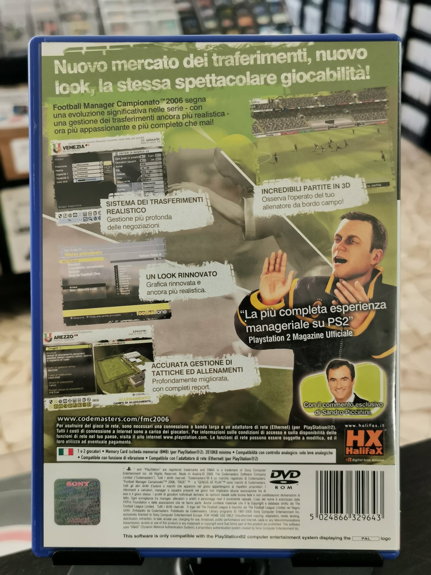 Football Manager Campionato 2006 (PS2)