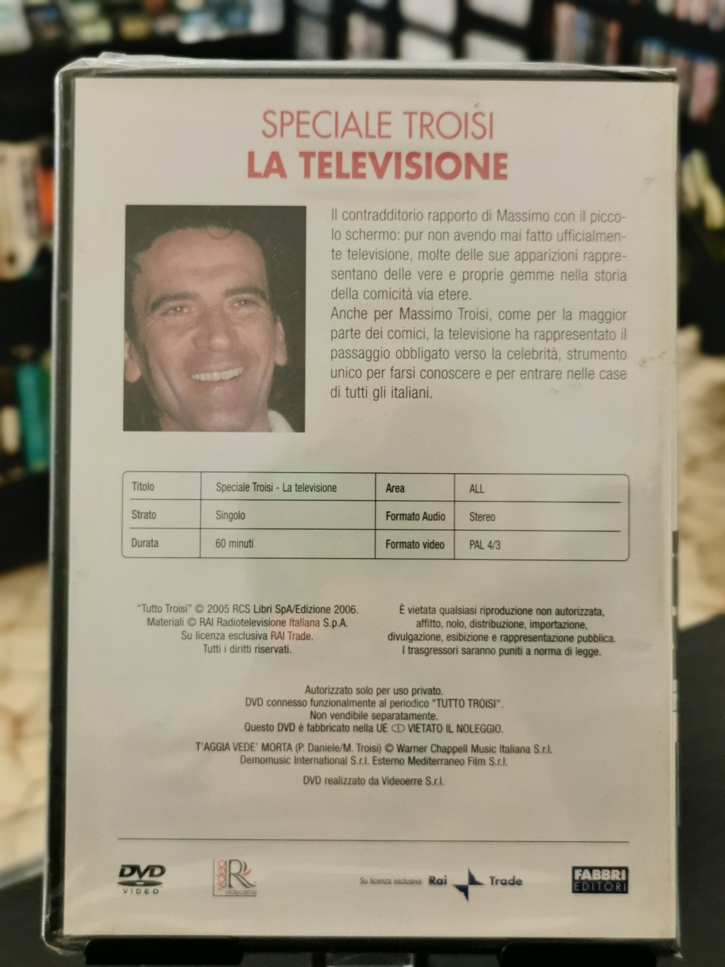 Tutto Troisi – Speciale Troisi: La televisione (DVD) – Nuovo e Sigillato