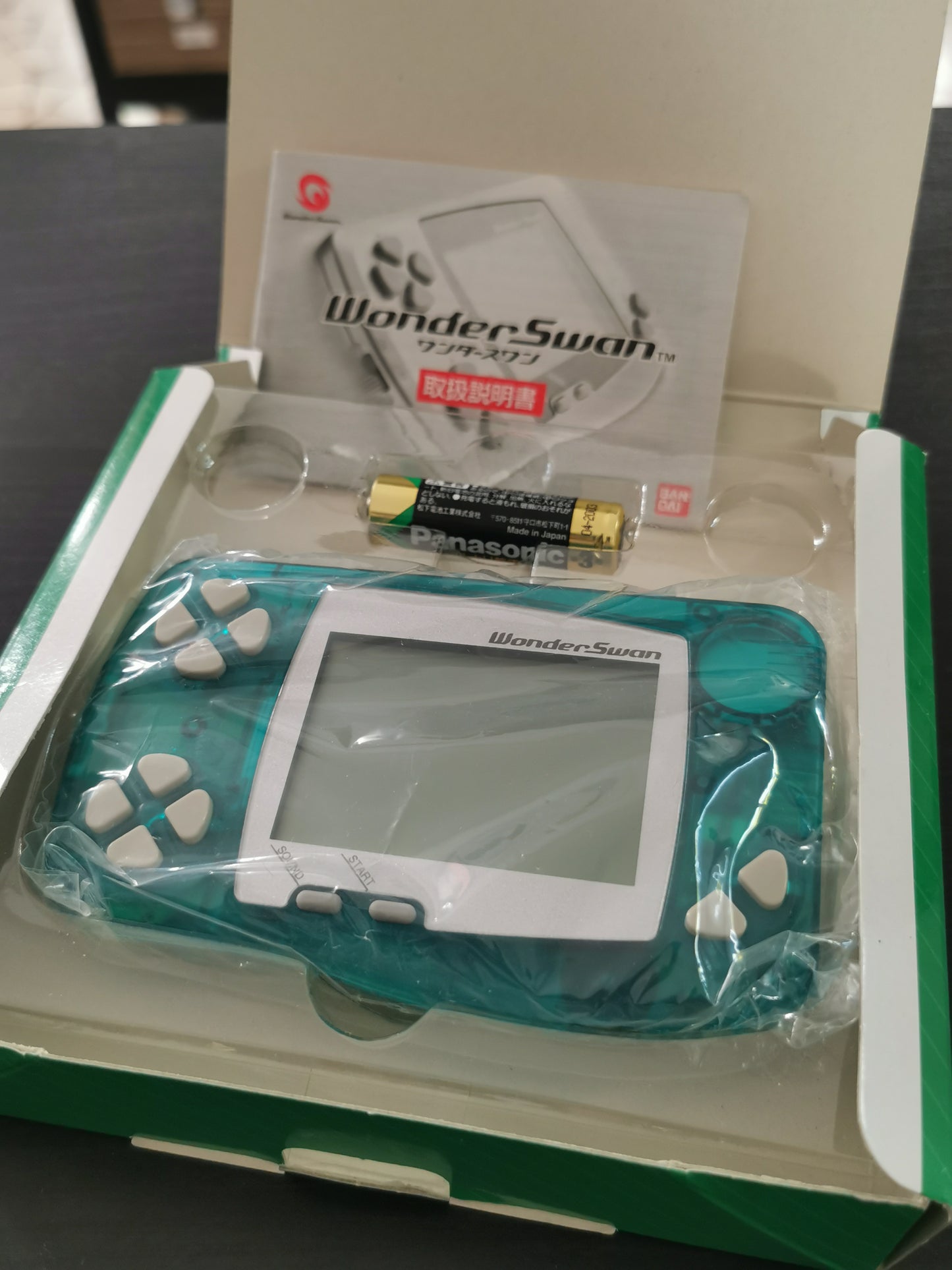 WonderSwan Skeleton Green (Console)
