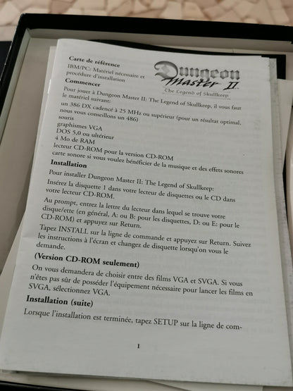 Dungeon Master II: The Legend of Skullkeep (PC)