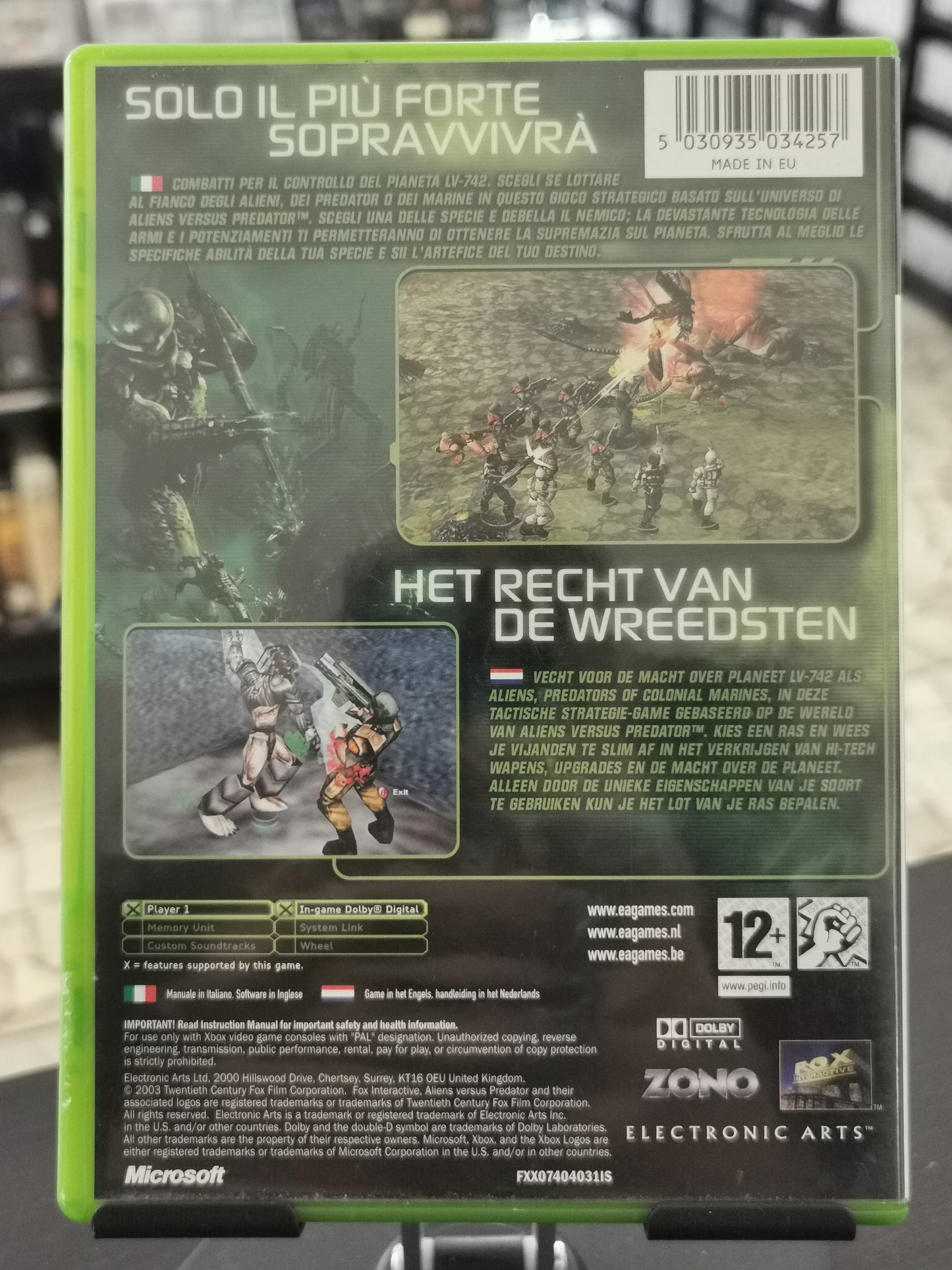 Aliens vs Predator: Extinction (Xbox)