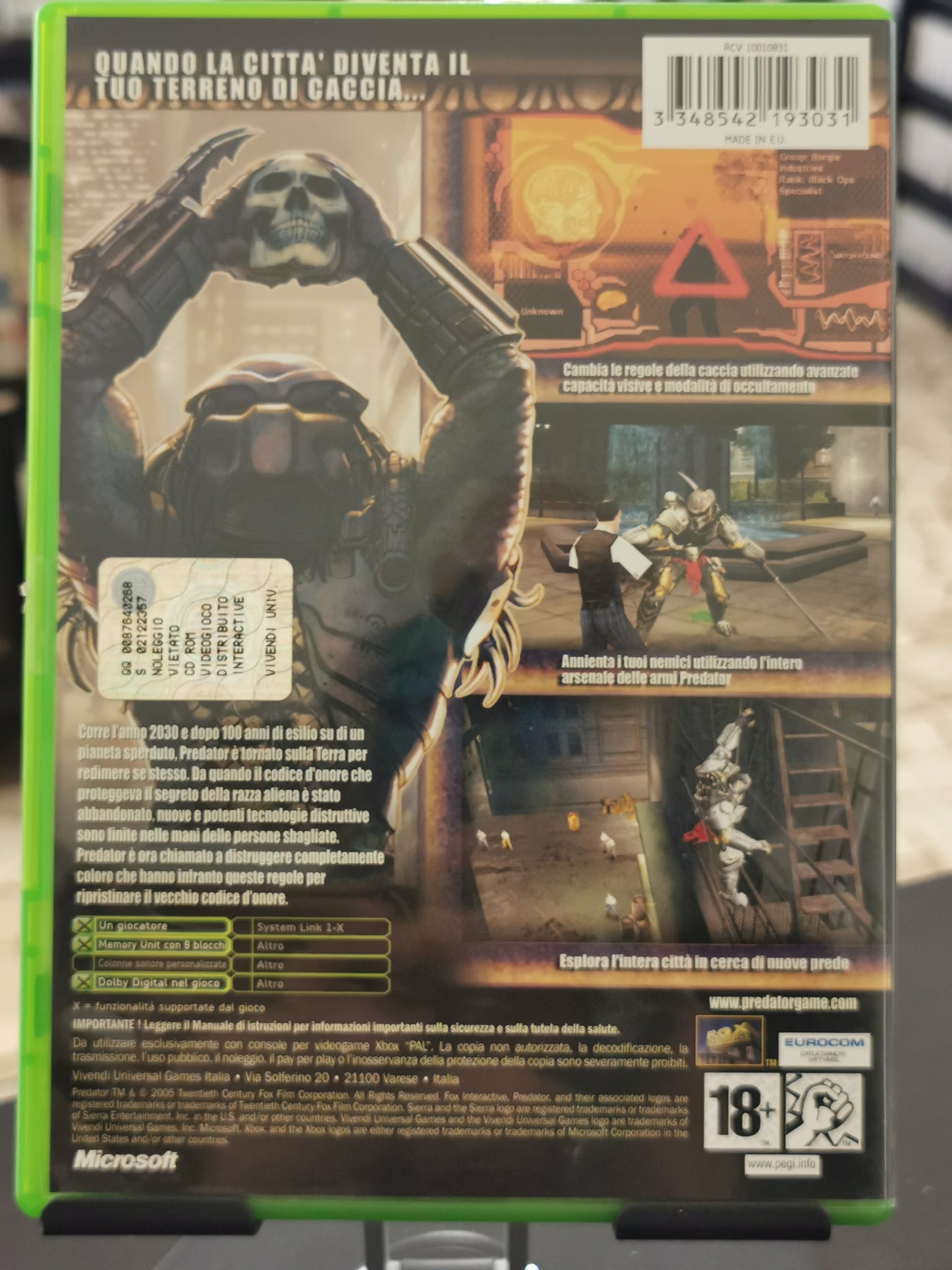 Predator: Concrete Jungle (Xbox)