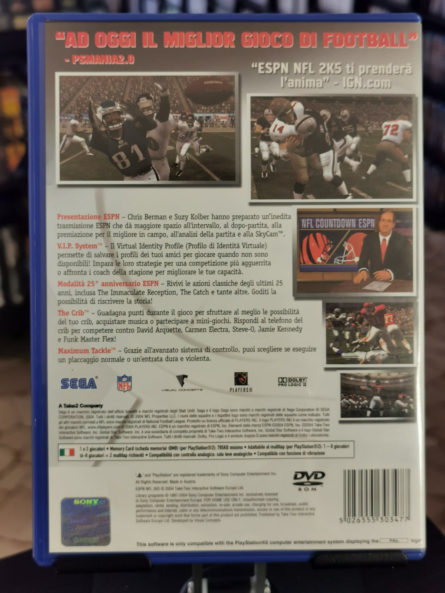 ESPN NFL 2K5 (PS2) – No Manuale