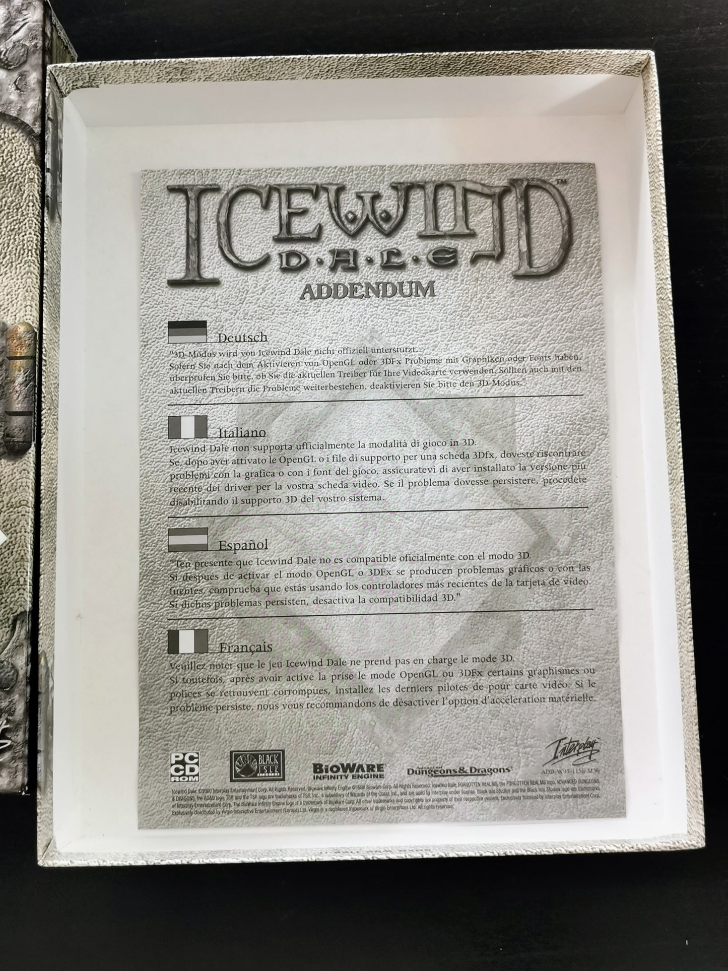 Icewind Dale (PC) Big Box