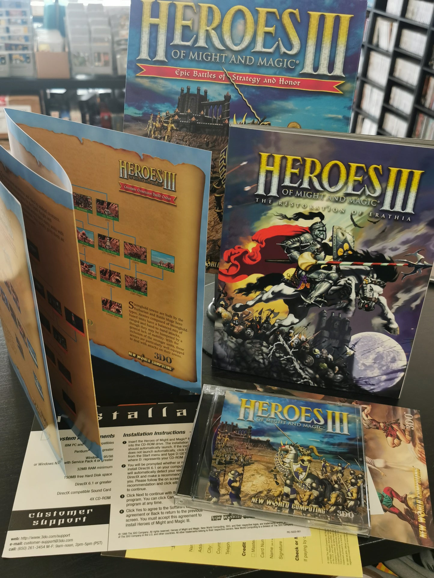 Heroes of Might and Magic III (PC) Big Box