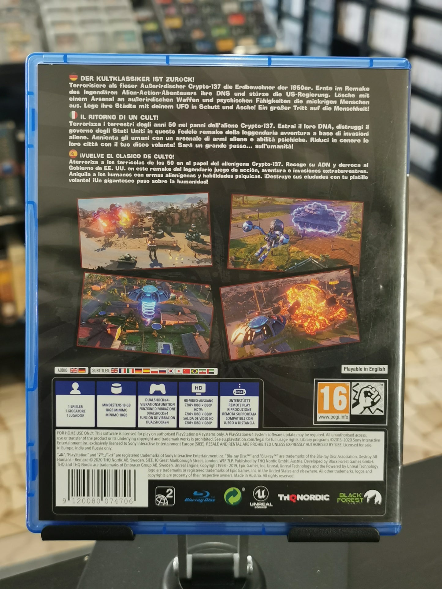 Destroy All Humans! (PS4)