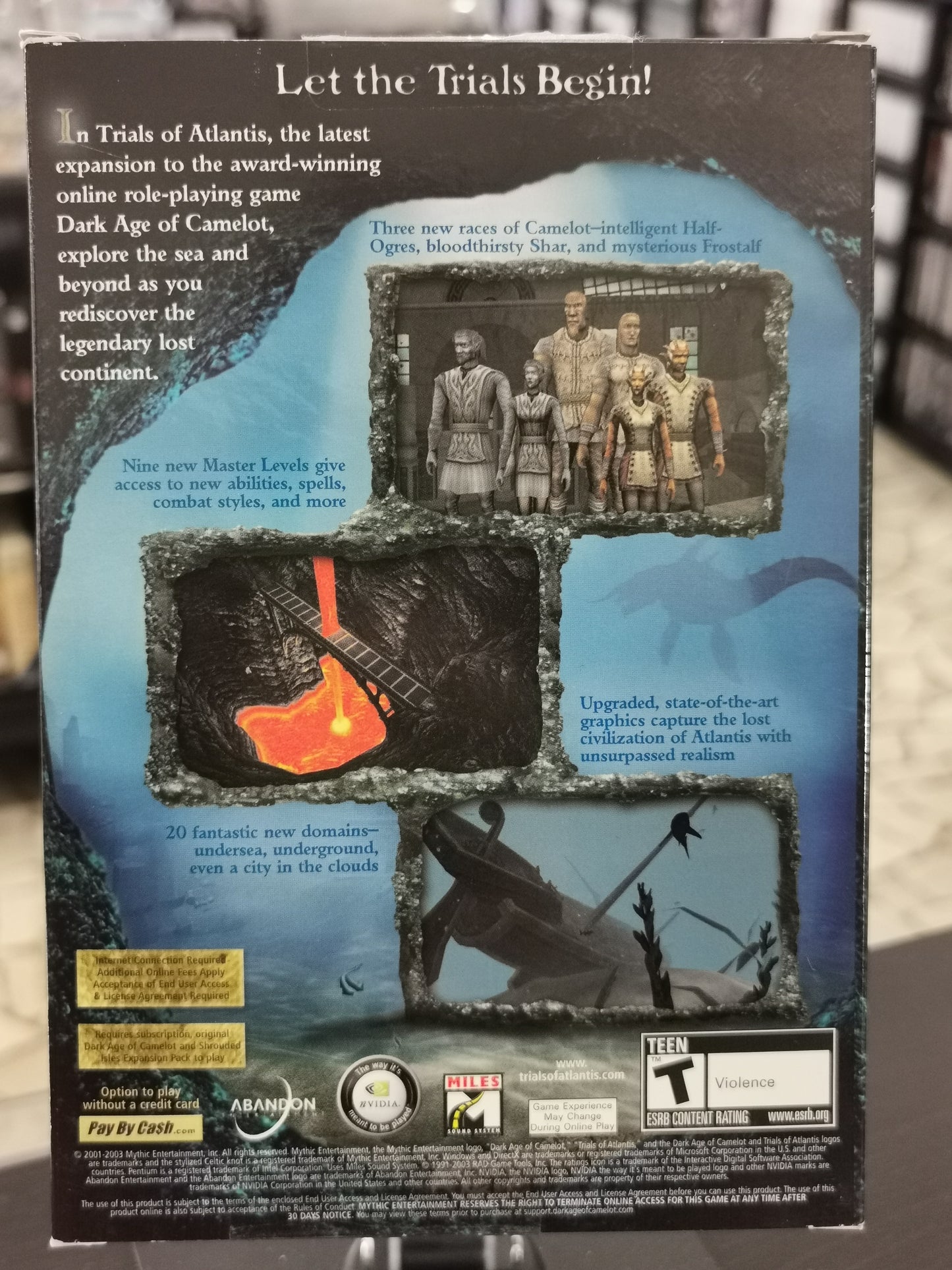 Dark Age of Camelot: Trials of Atlantis (PC) – Expansion Pack Big Box